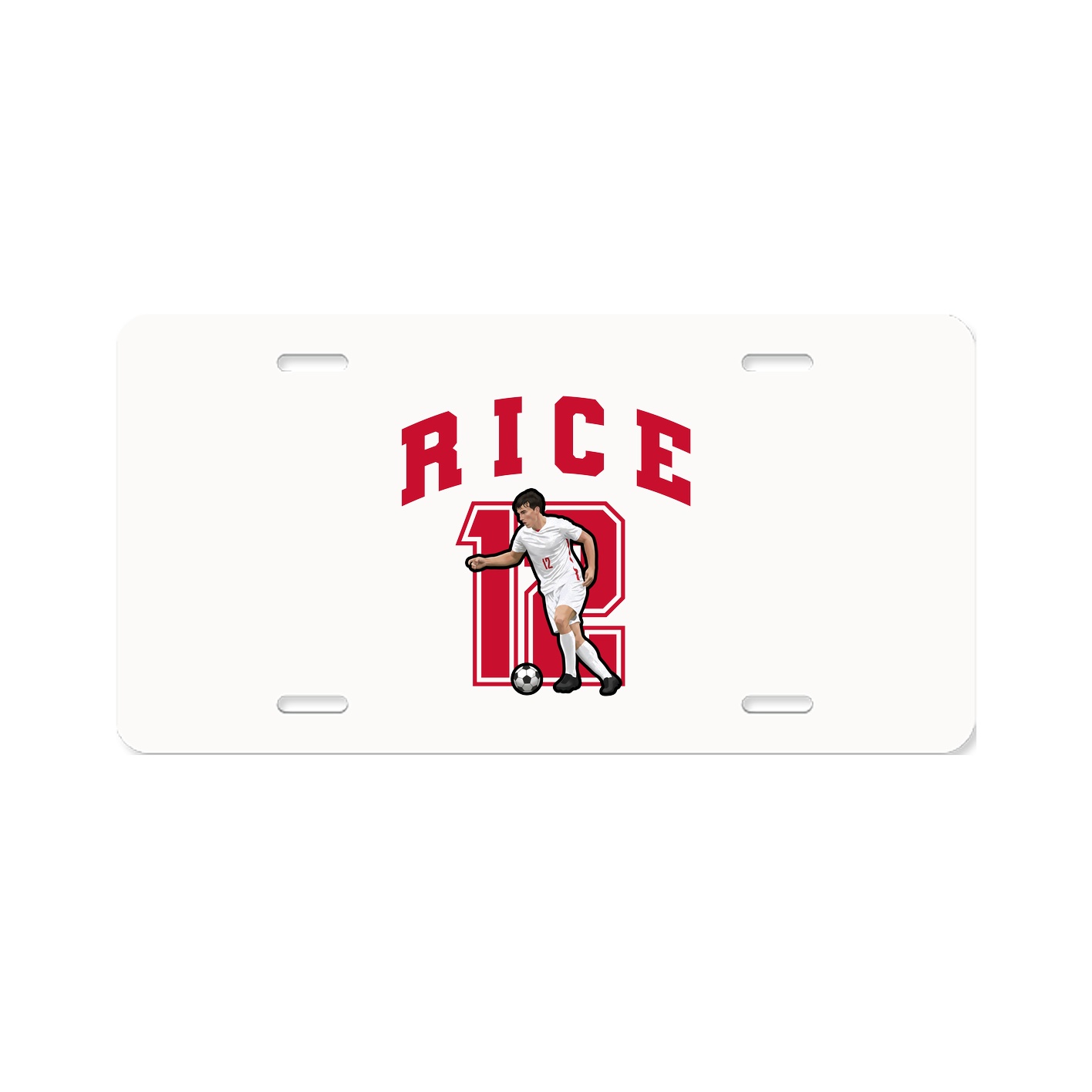License Plate — Number in Classic