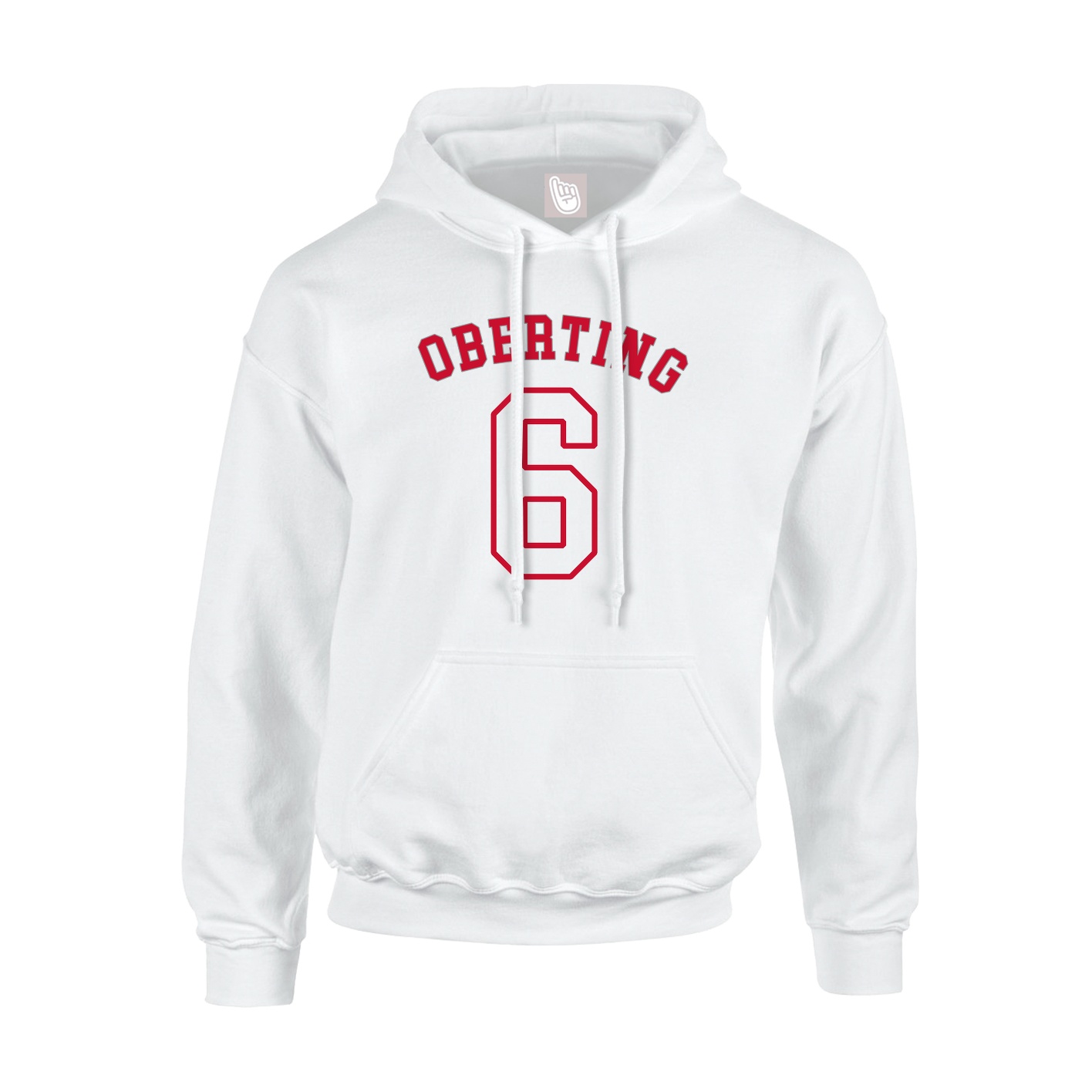 Youth Hoodie — Shirsey Arch in White