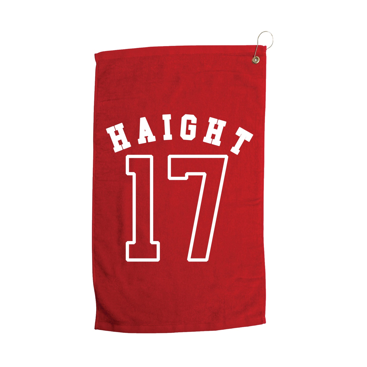 Golf Towel — Shirsey Arch in Red
