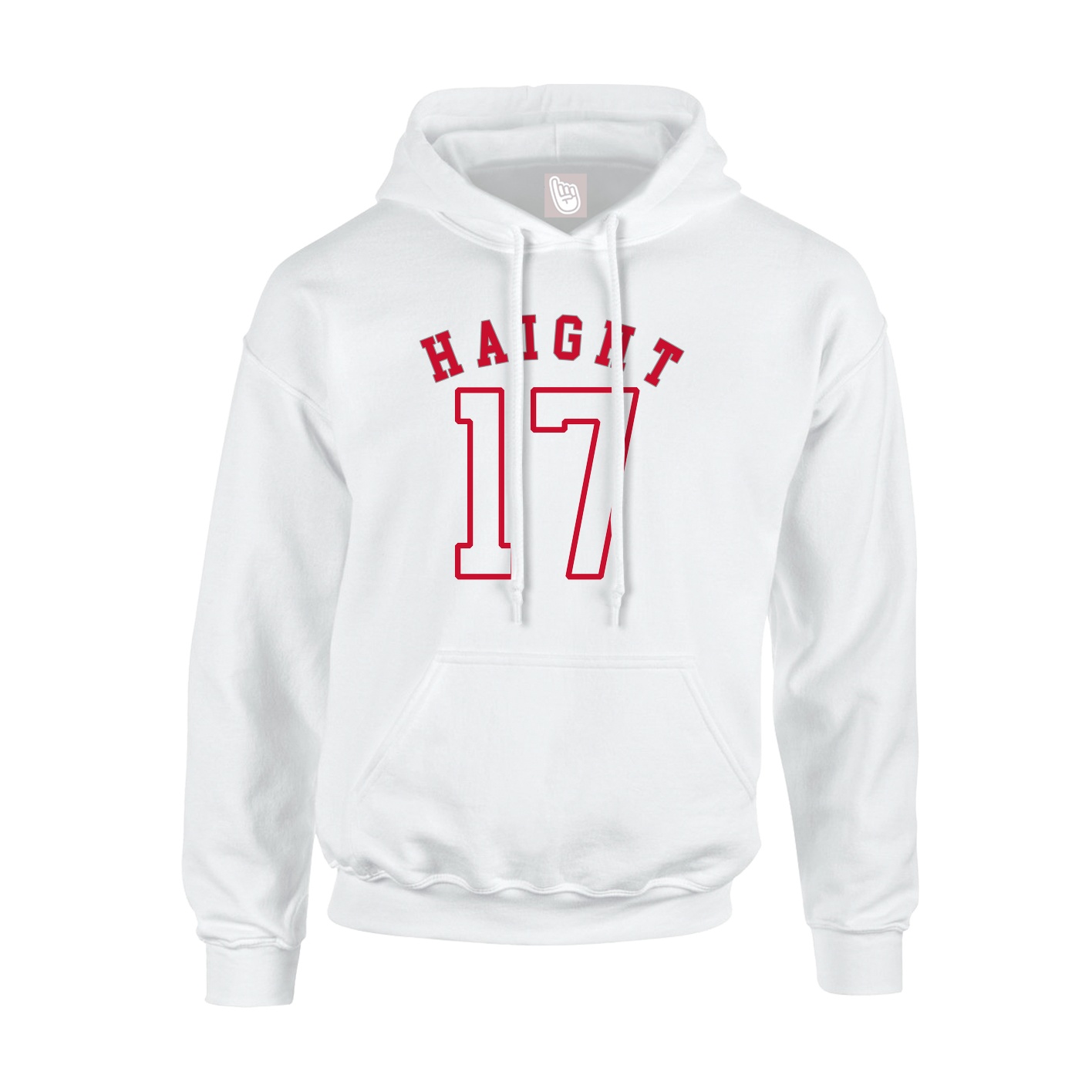 Hoodie — Shirsey Arch in White