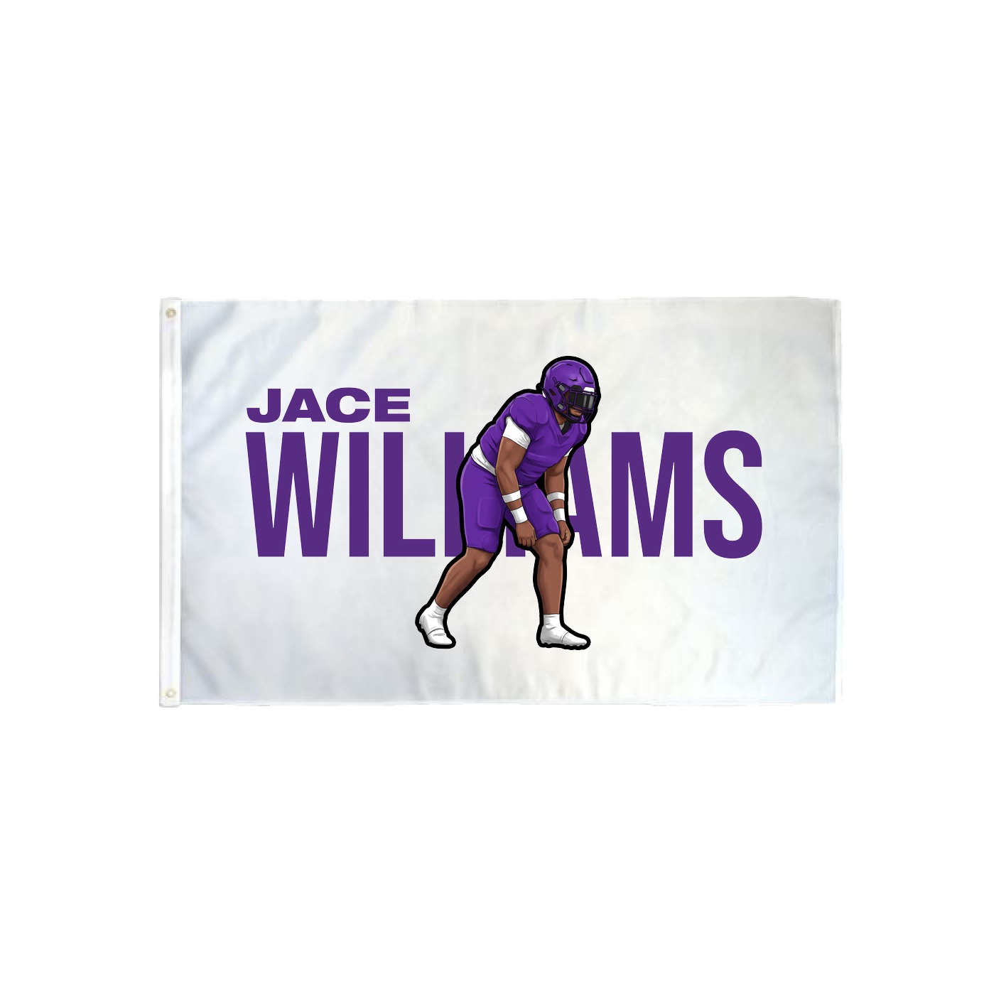 3x5 Flag — Player Name in Classic