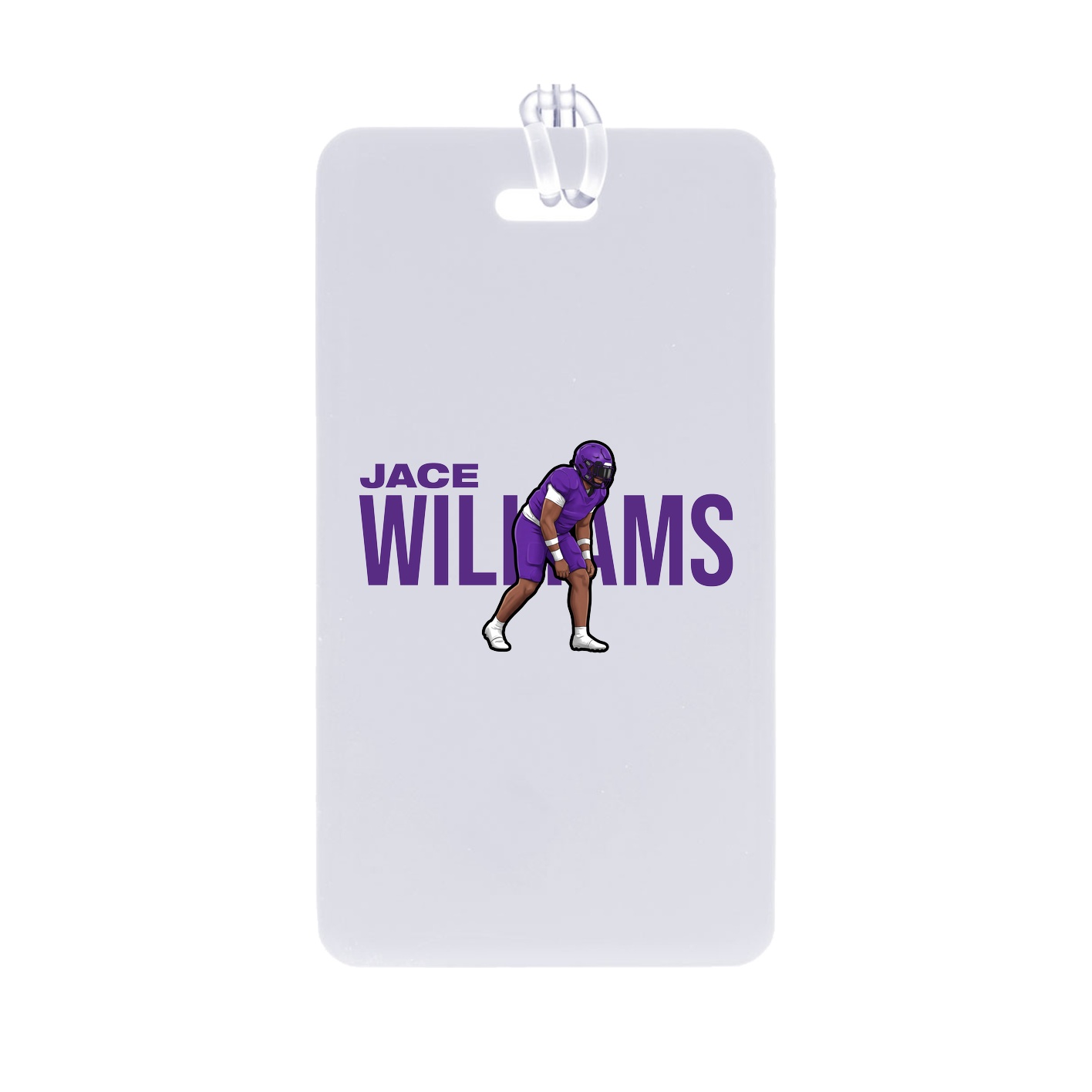 Bag Tag — Player Name in Classic