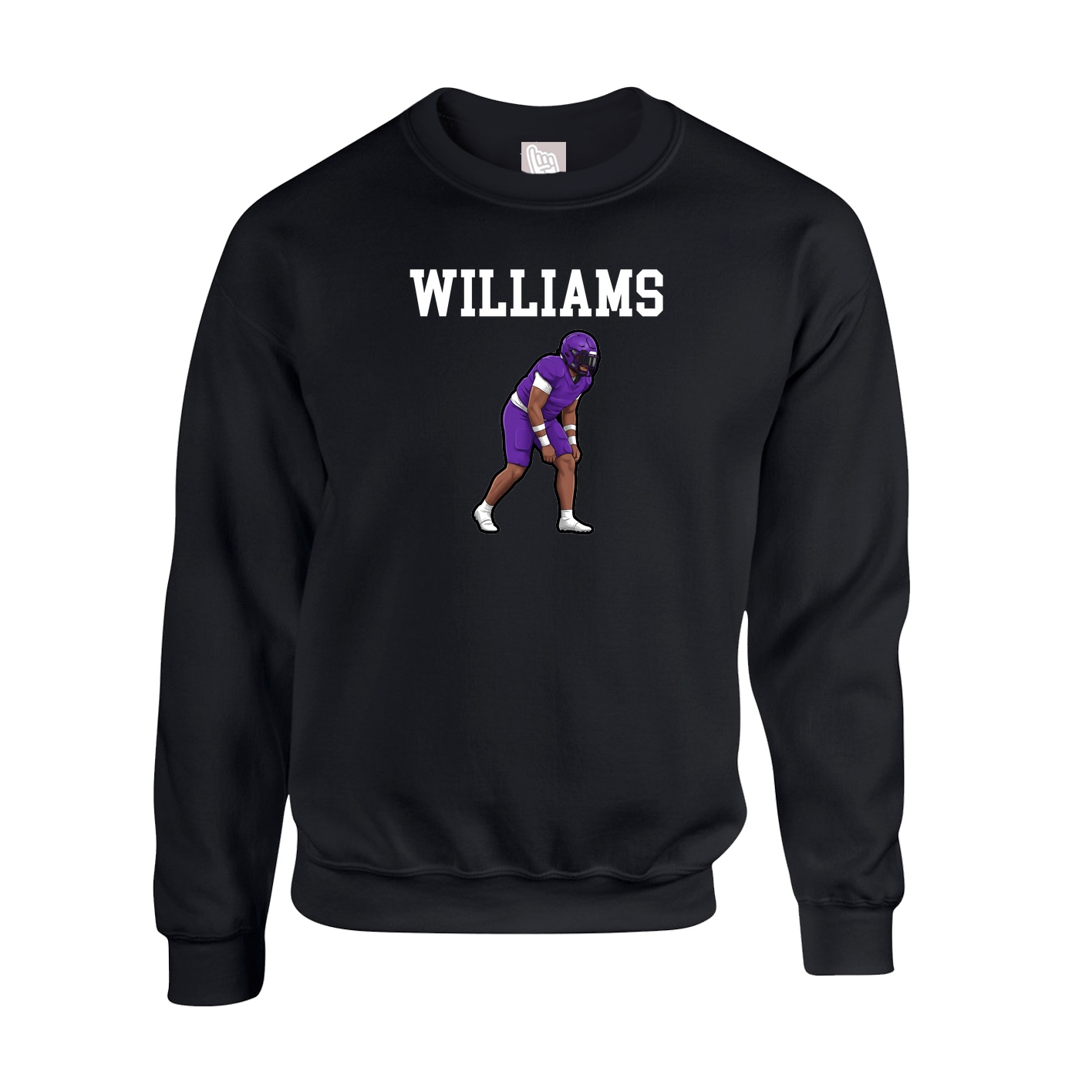 Fleece Crew — Shirsey in Black
