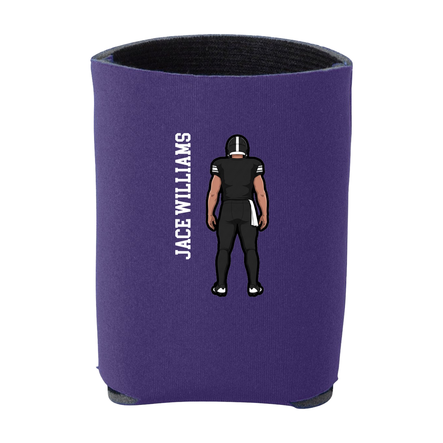 Can Holder — Name Vertical in Purple