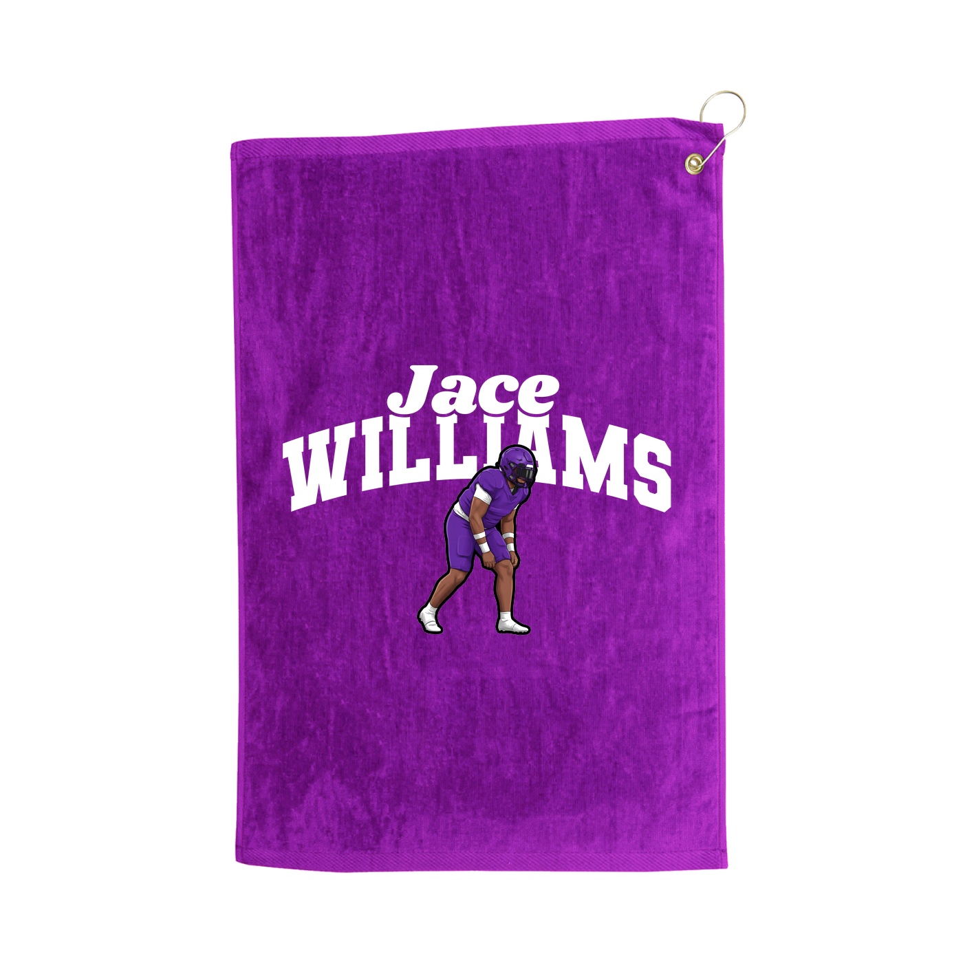Golf Towel — Signature Arch in Purple