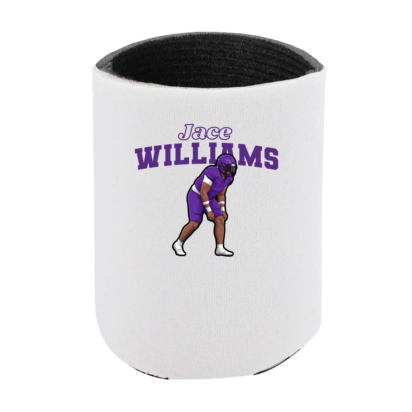 Can Holder — Name Arch in White