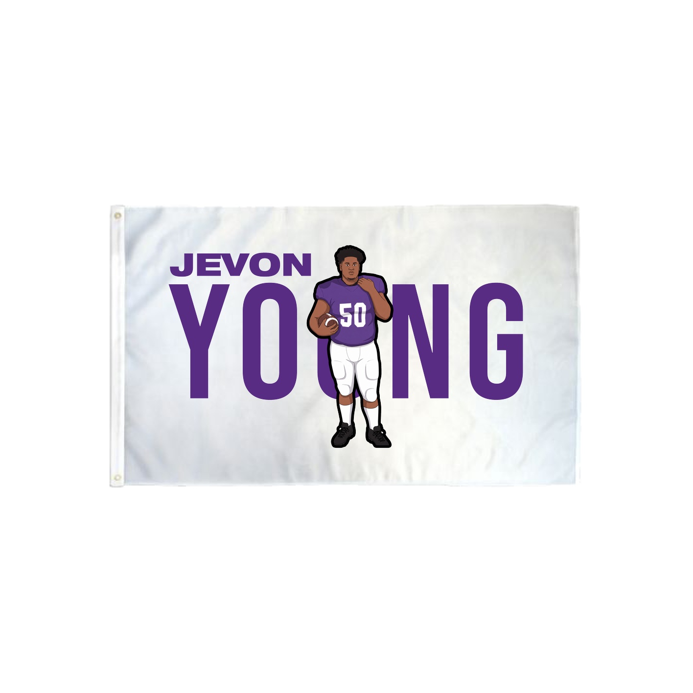3x5 Flag — Player Name in Classic