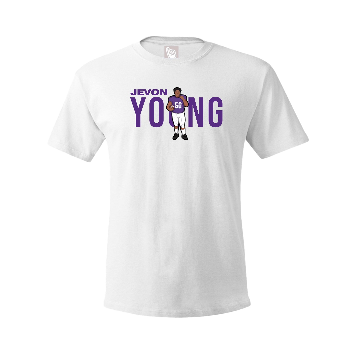 Youth Tee — Player Name in White