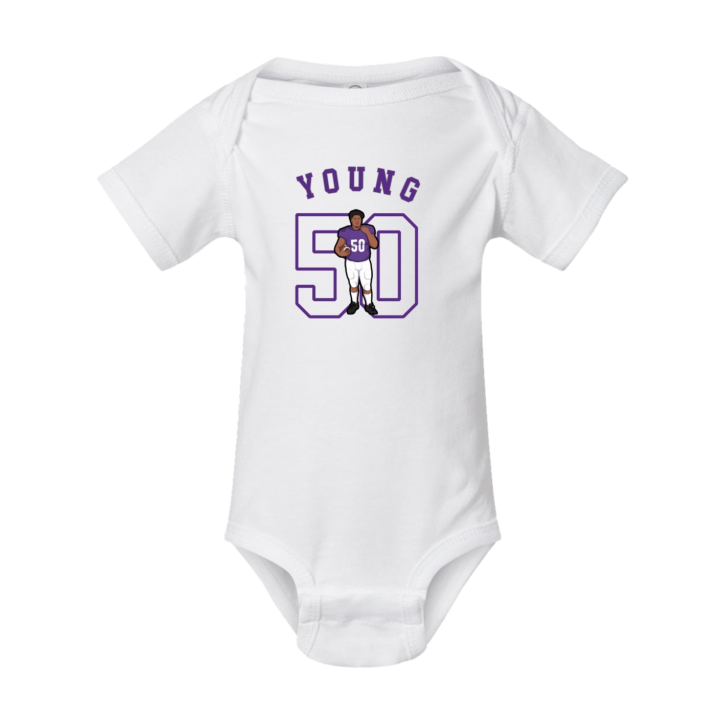 Baby Onesie — Shirsey Arch in White