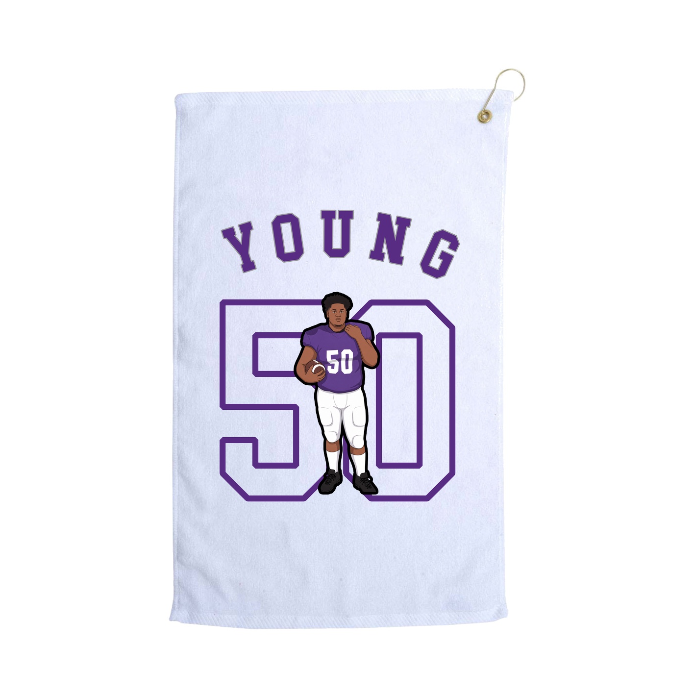 Golf Towel — Shirsey Arch in White