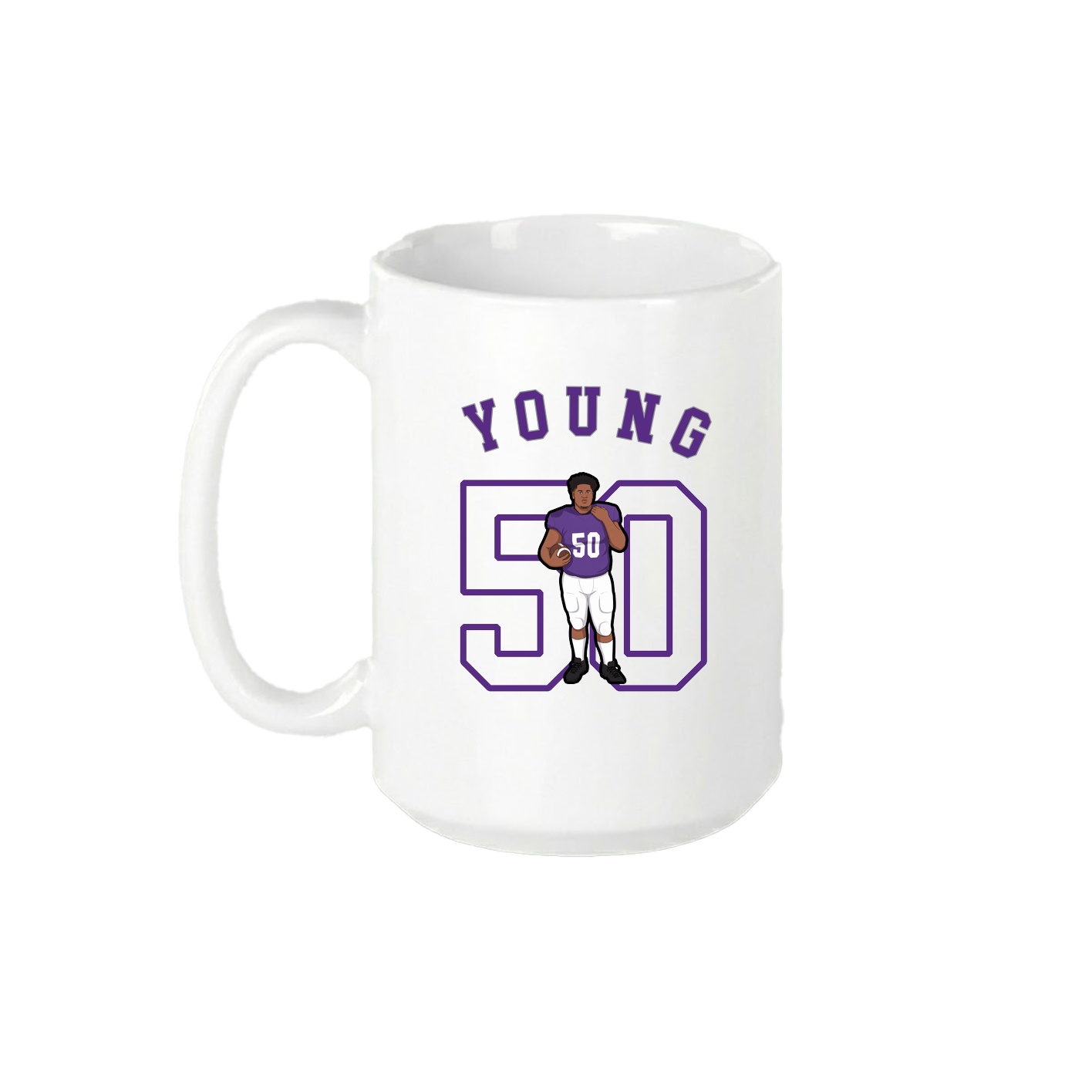 15oz Coffee Mug — Shirsey Arch in White