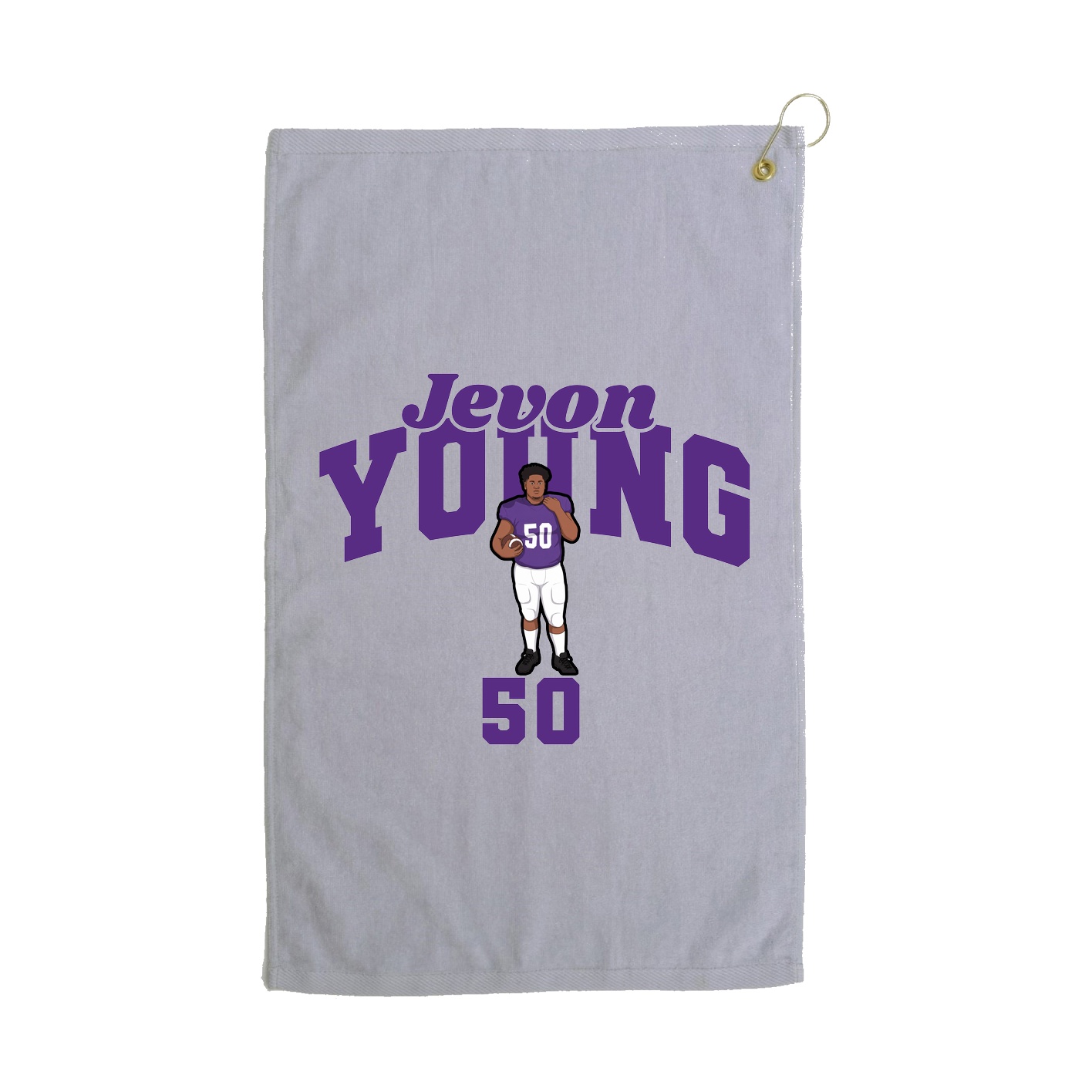 Golf Towel — Signature Arch in Grey