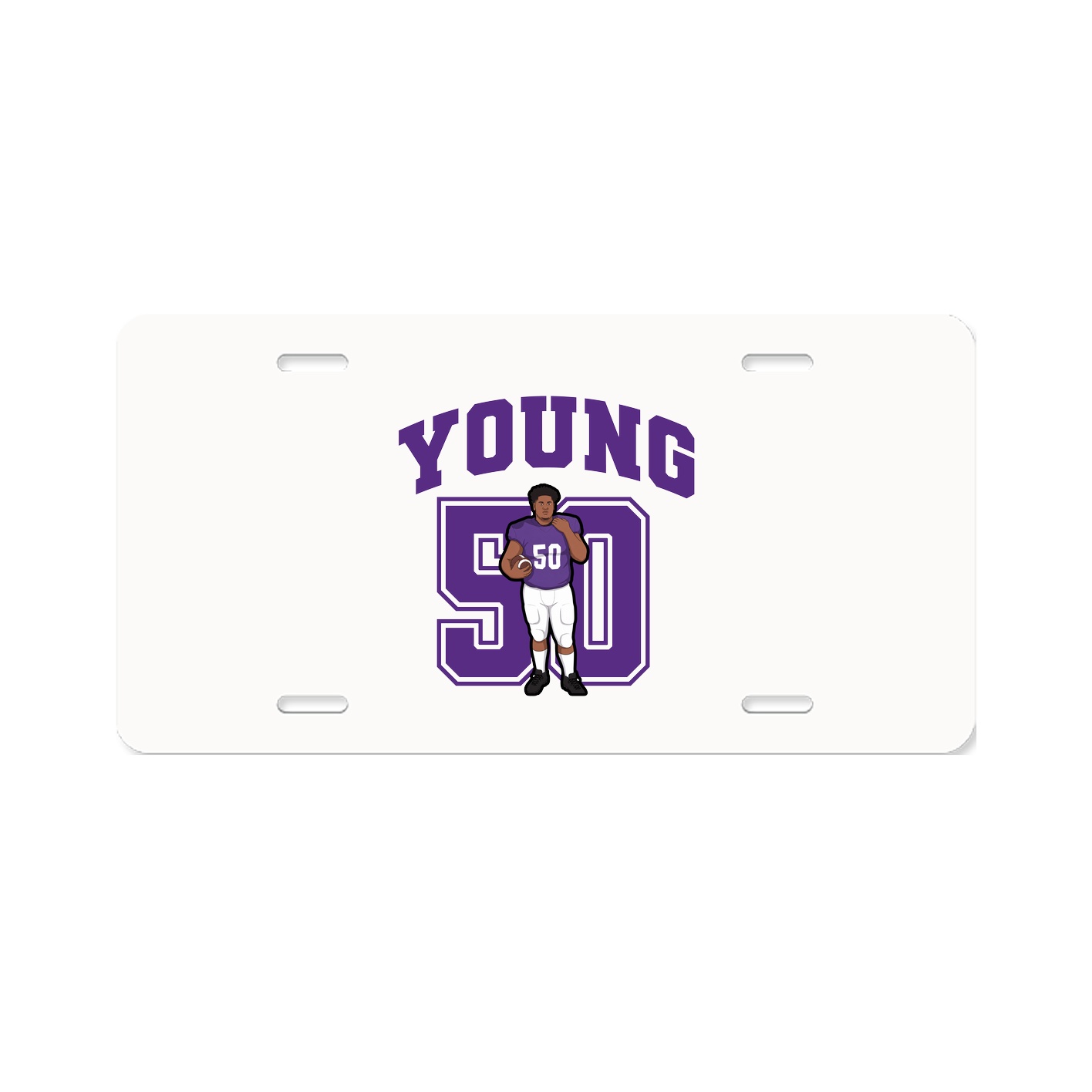 License Plate — Number in Classic