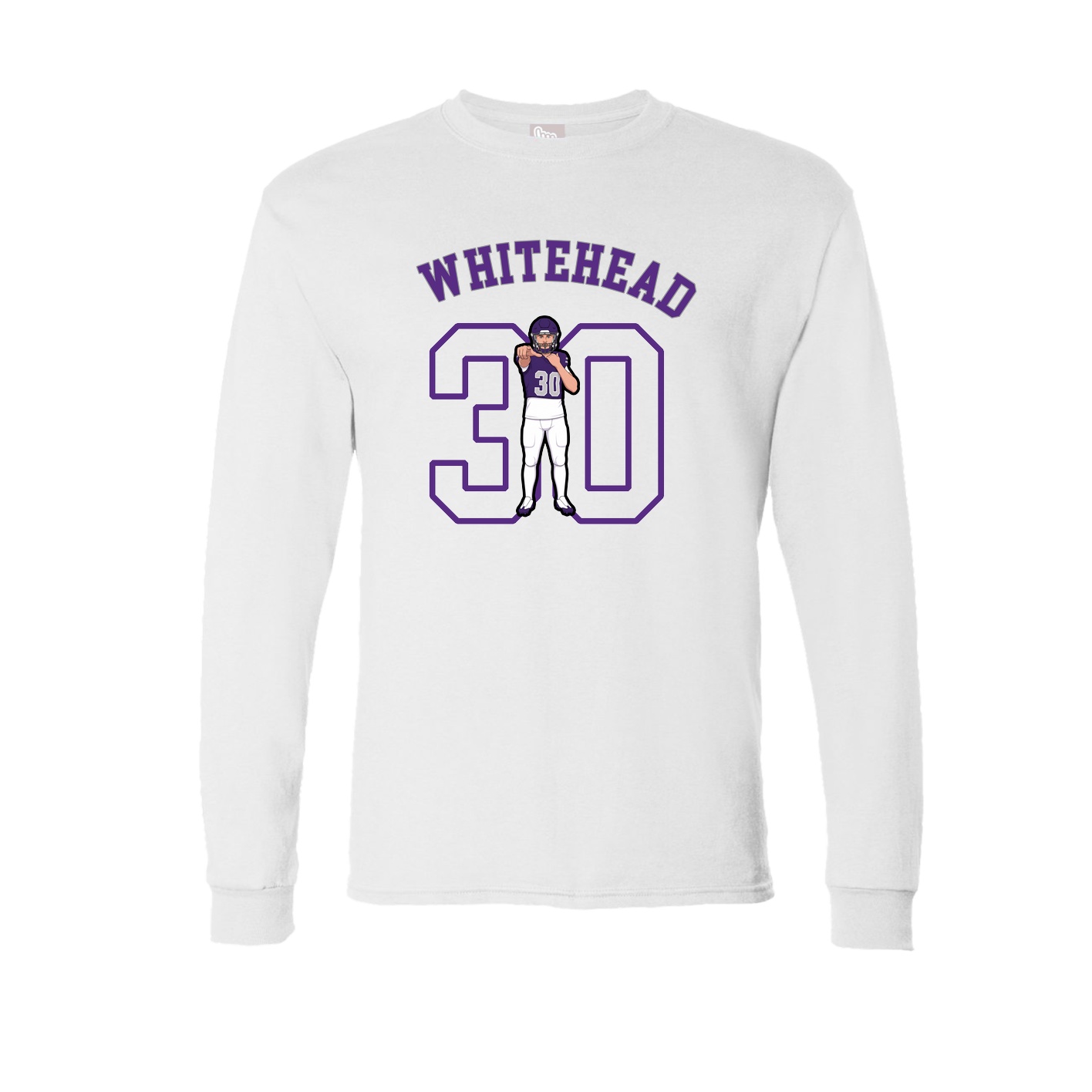 Long Sleeve Tee — Shirsey Arch in White