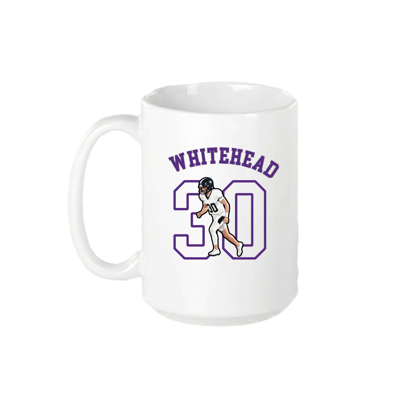 15oz Coffee Mug — Shirsey Arch in White