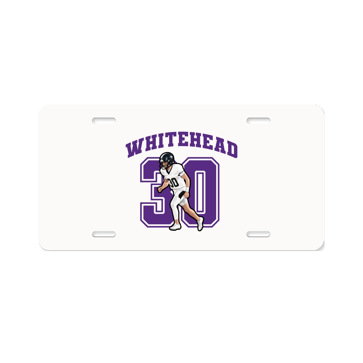License Plate — Number in Classic