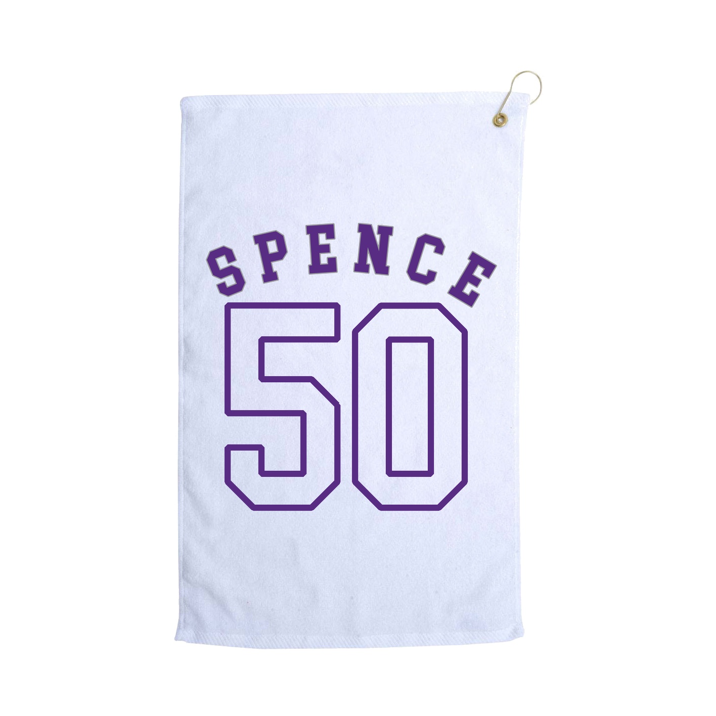 Golf Towel — Shirsey Arch in White