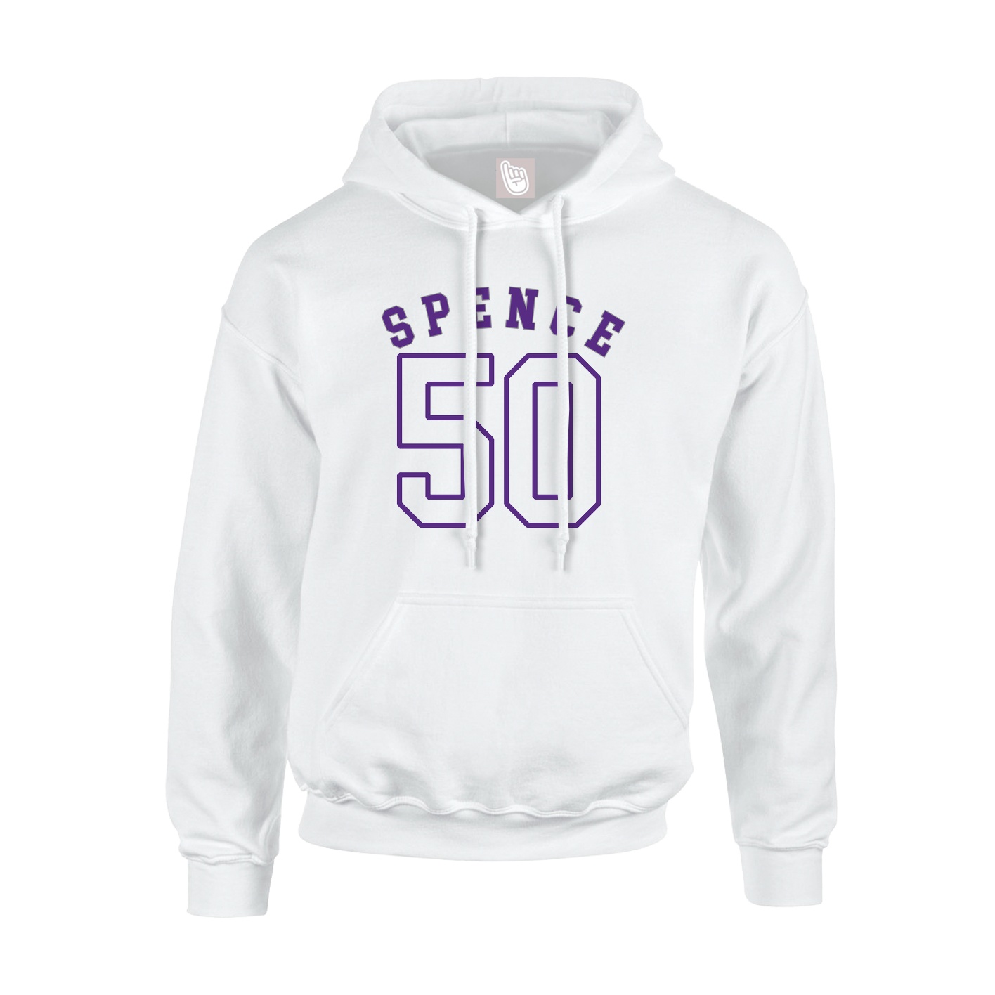 Hoodie — Shirsey Arch in White