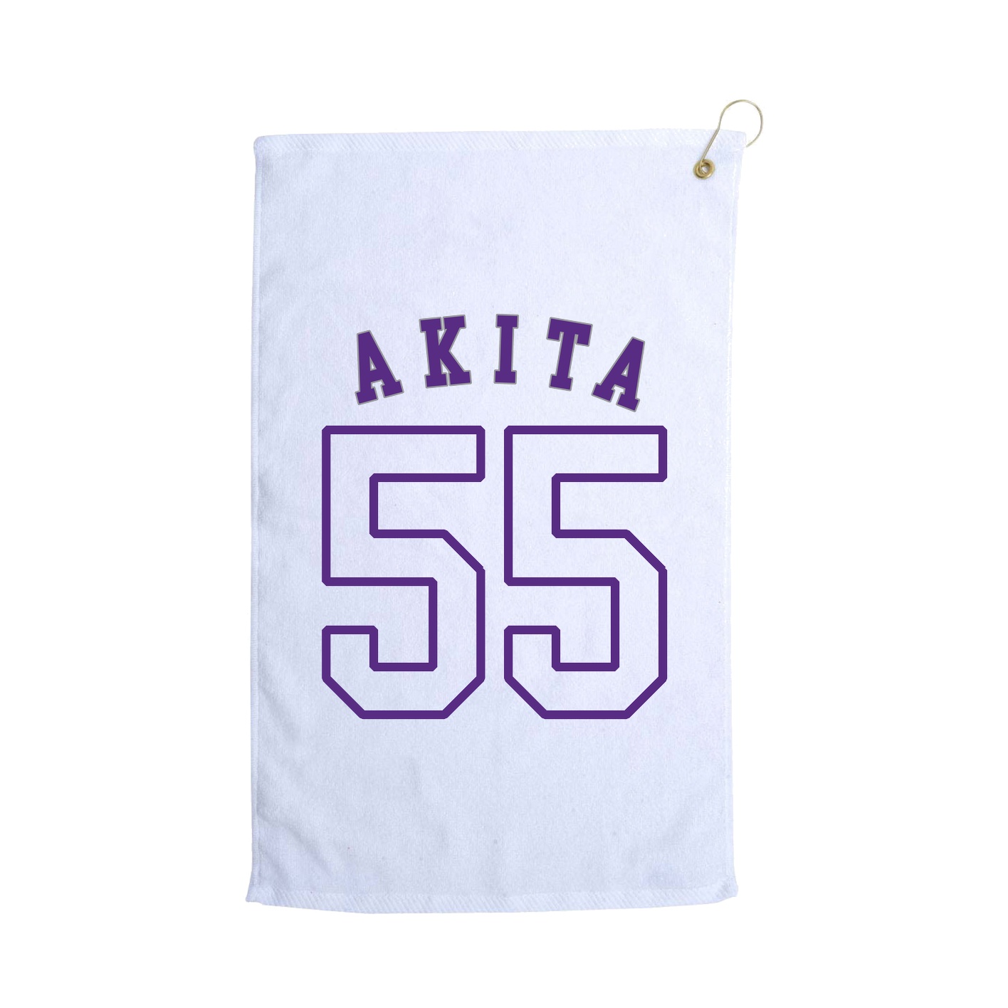 Golf Towel — Shirsey Arch in White