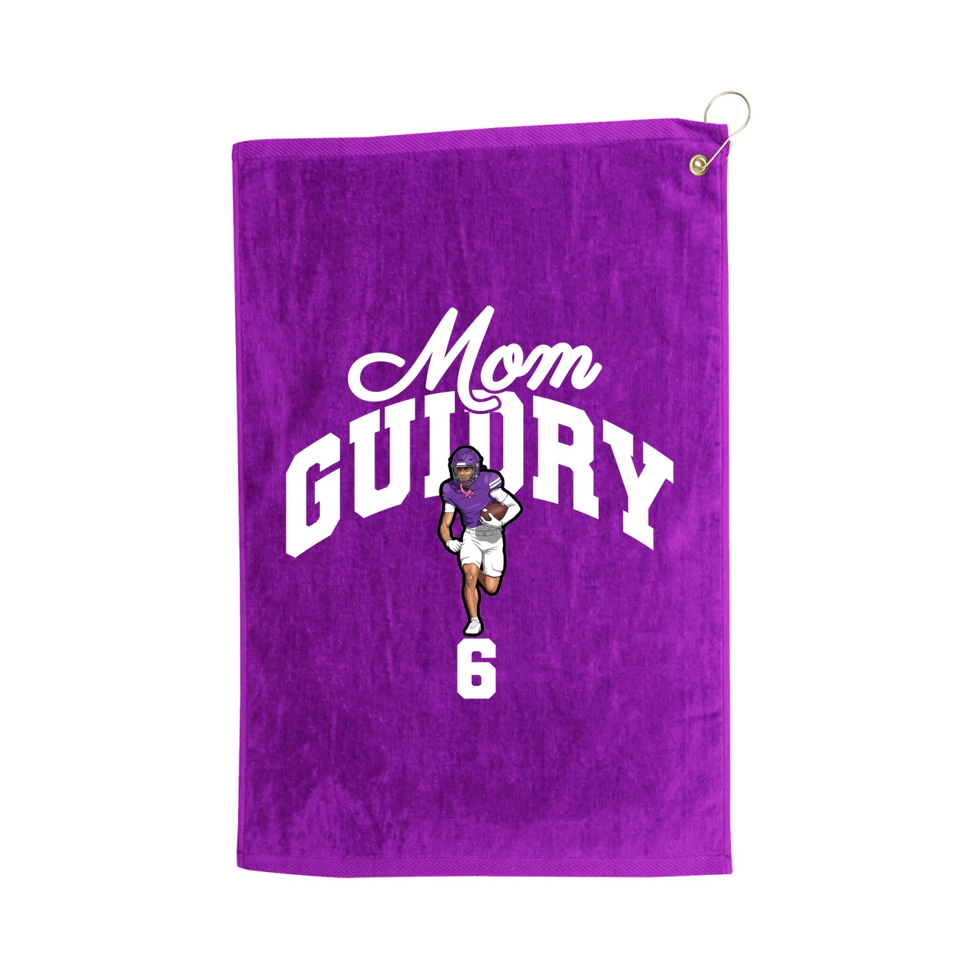 Golf Towel — Mothers Day Arch in Purple