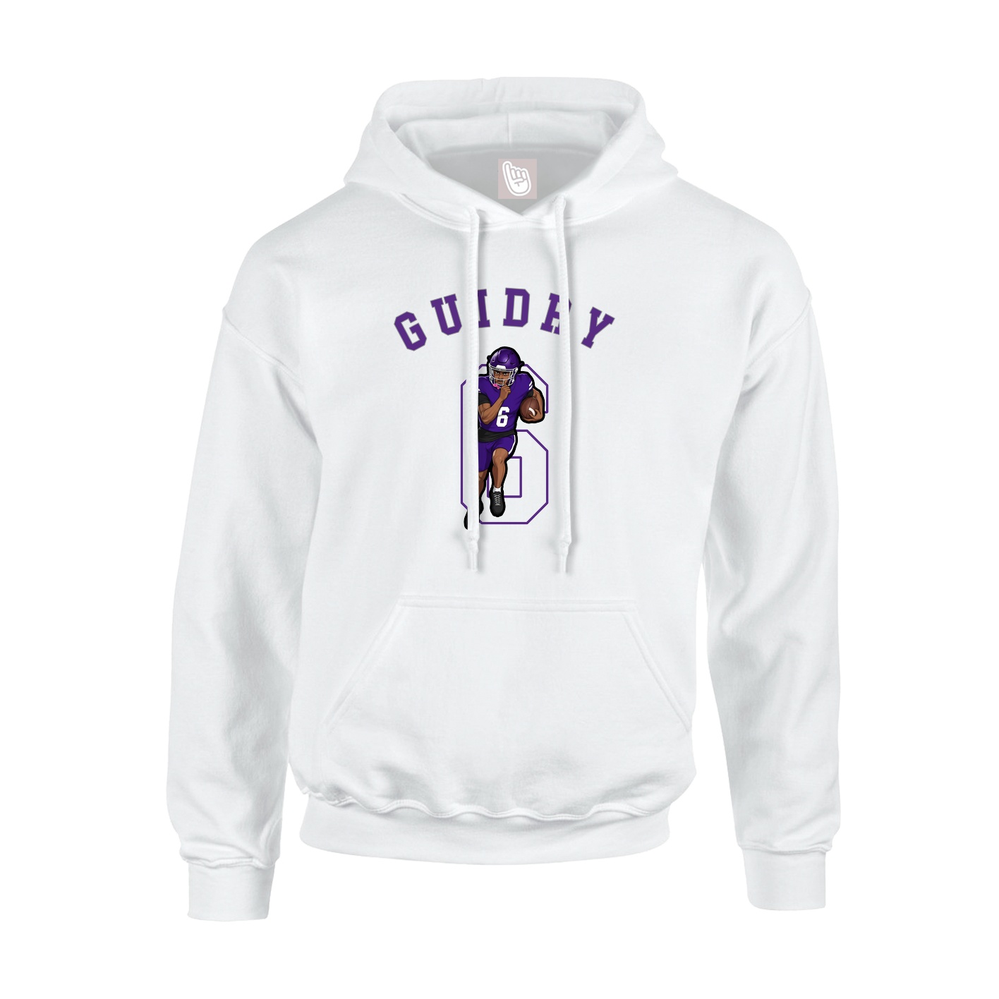 Hoodie — Shirsey Arch in White