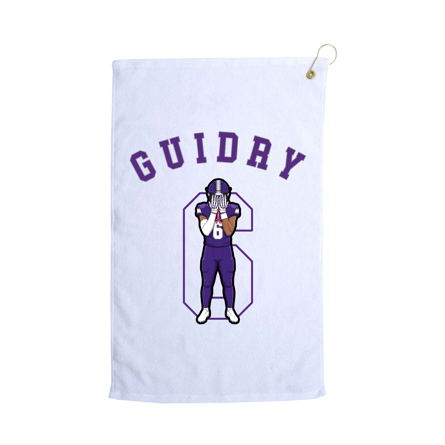 Golf Towel — Shirsey Arch in White