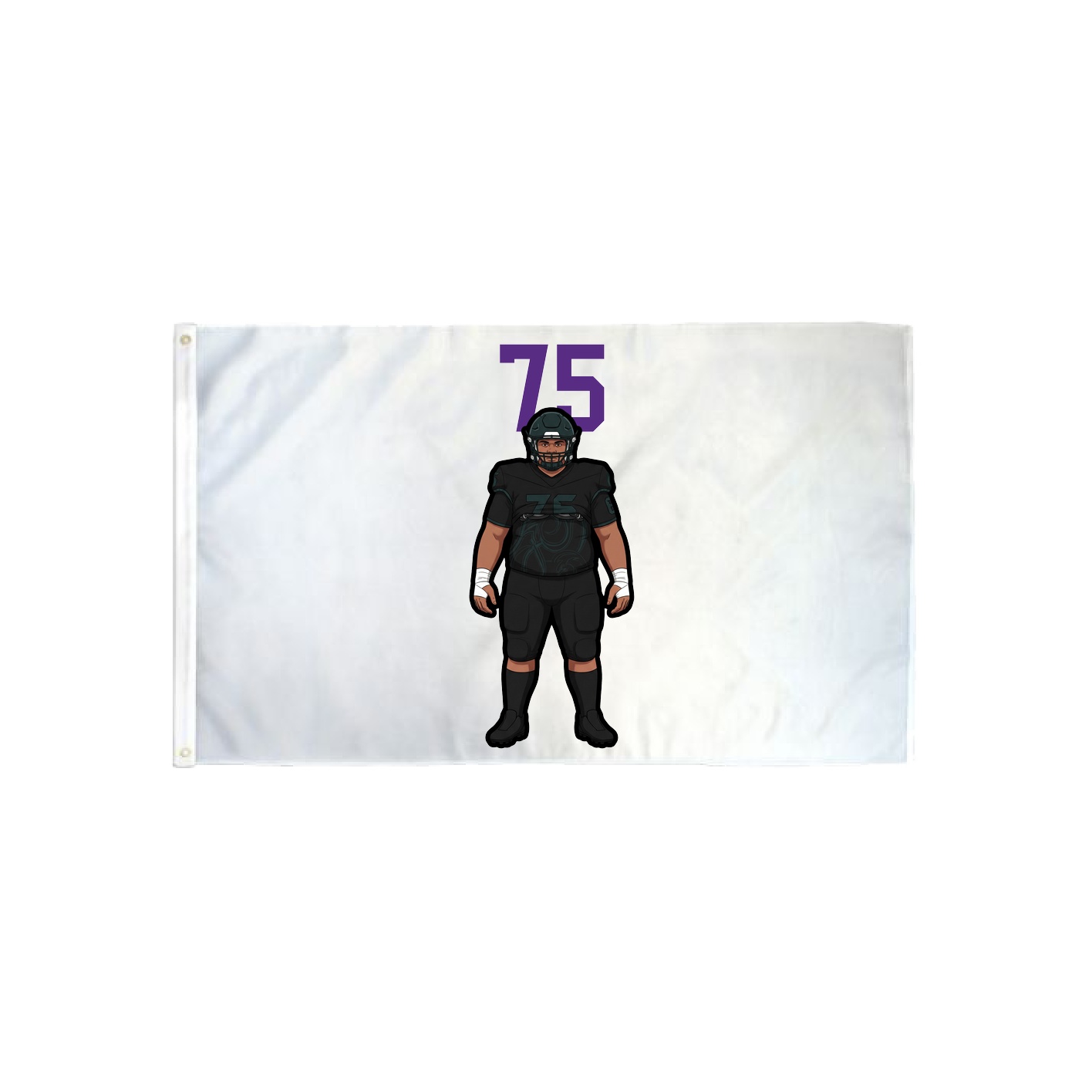 3x5 Flag — Number Top in Classic