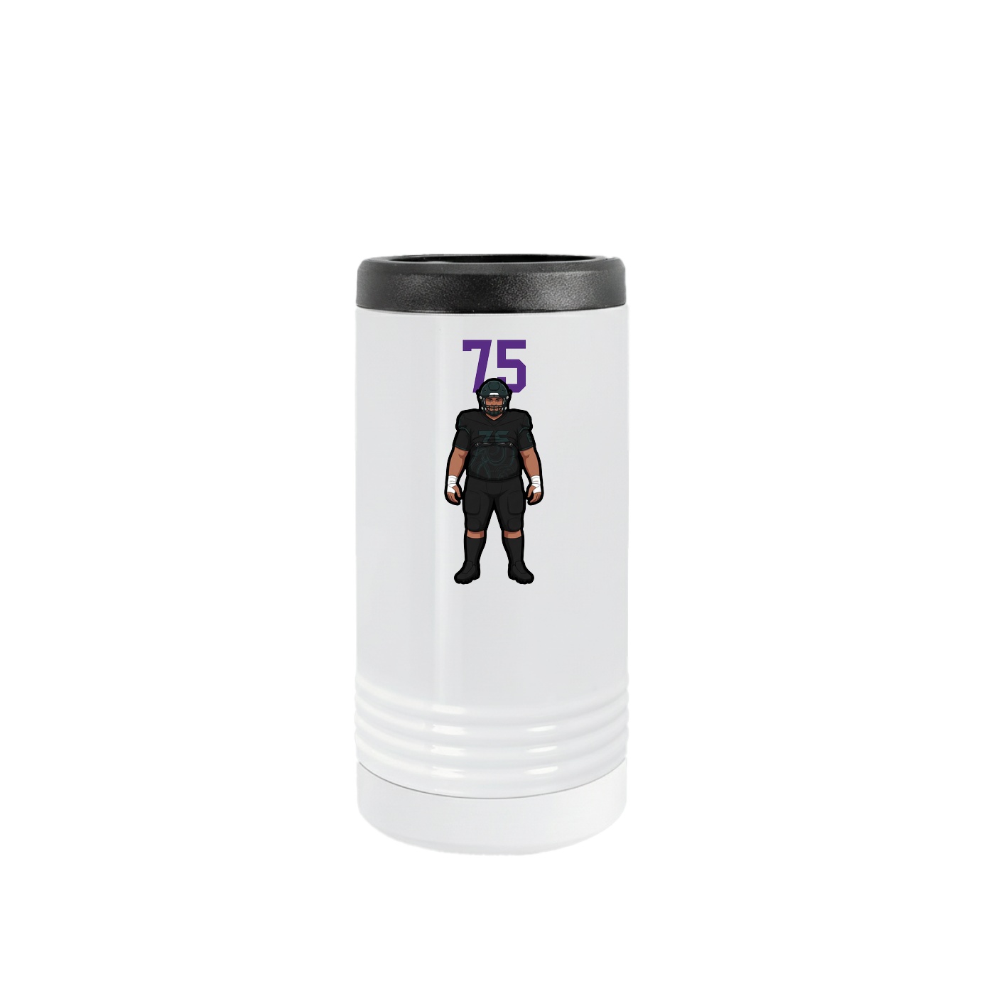 Slim Beverage Holder — Number Top in White