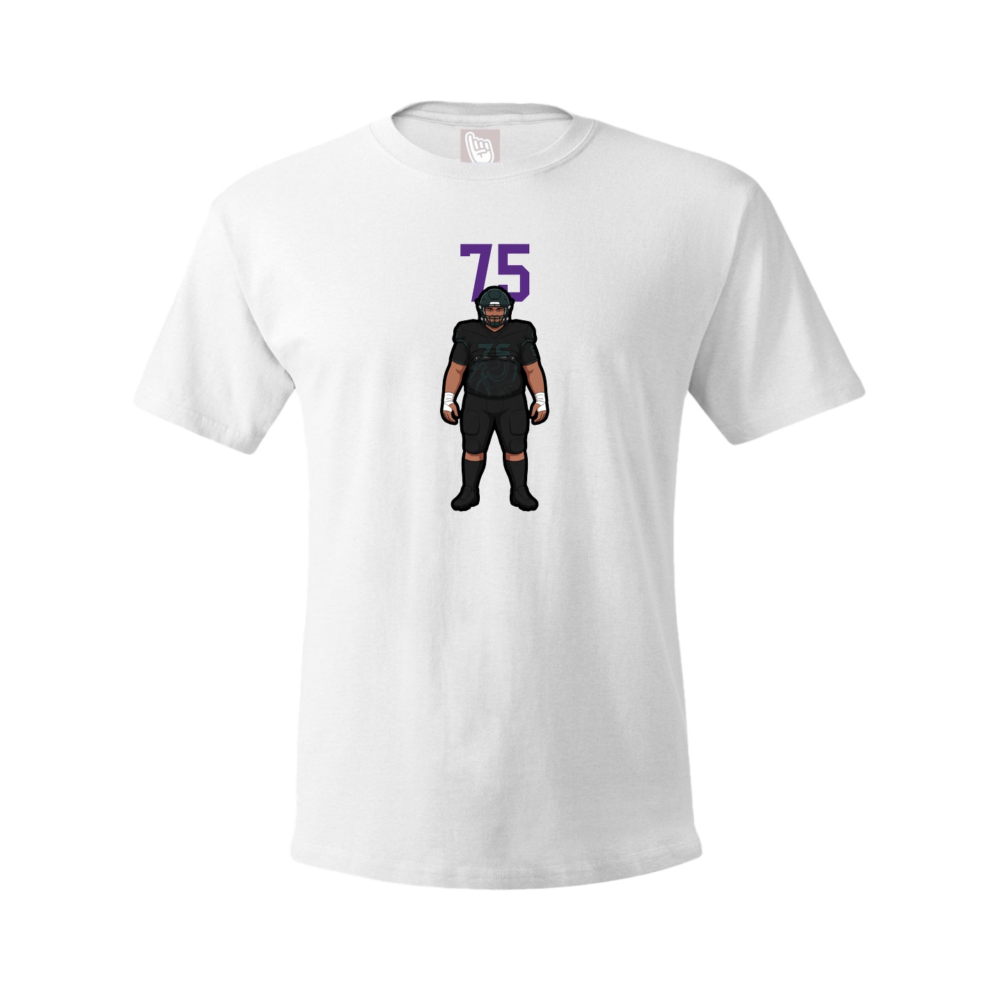 Tee — Number Top in White