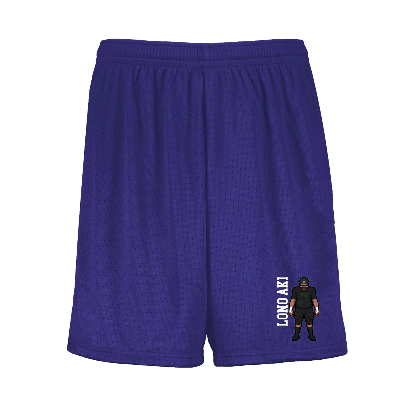 Shorts — Name Vertical in Purple
