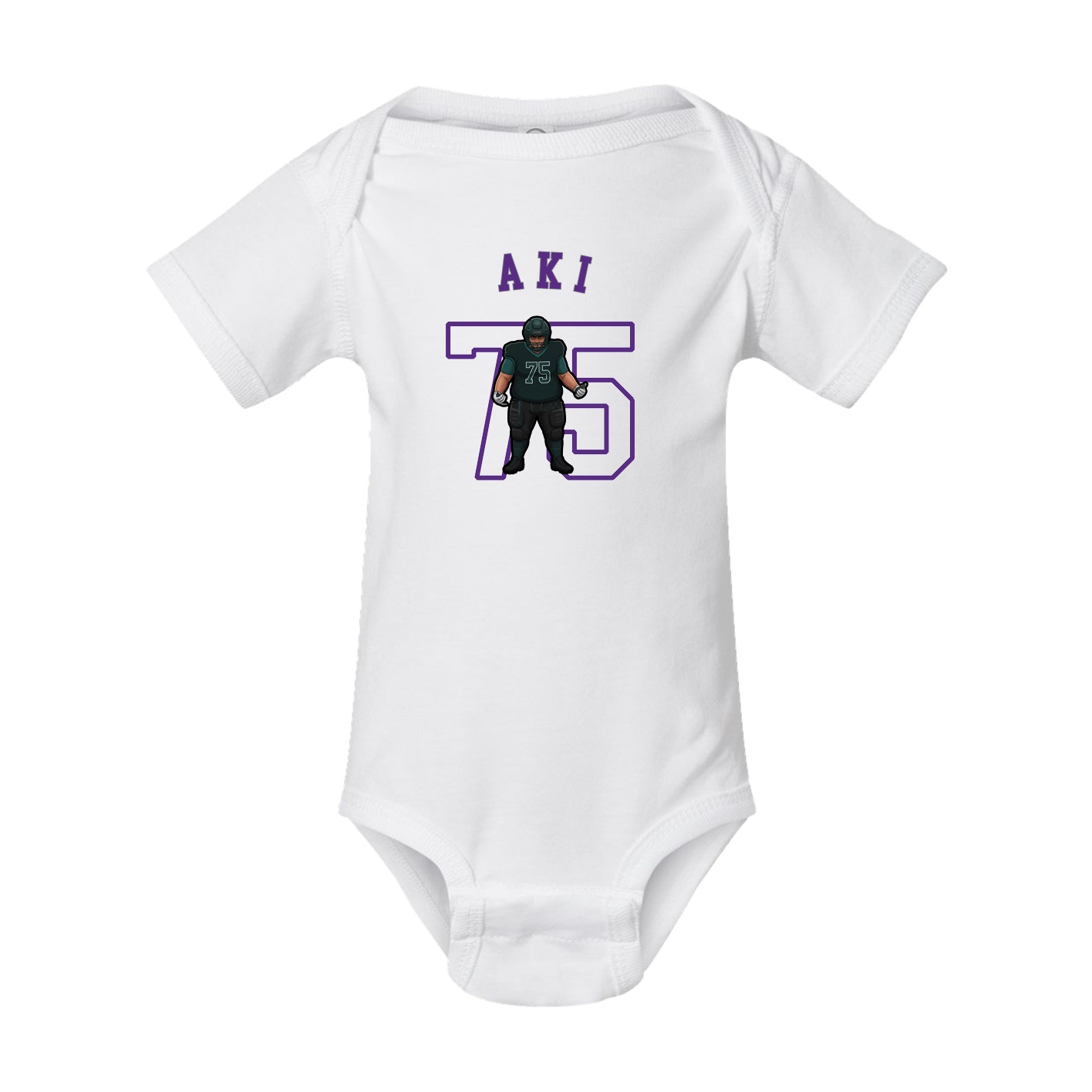 Baby Onesie — Shirsey Arch in White