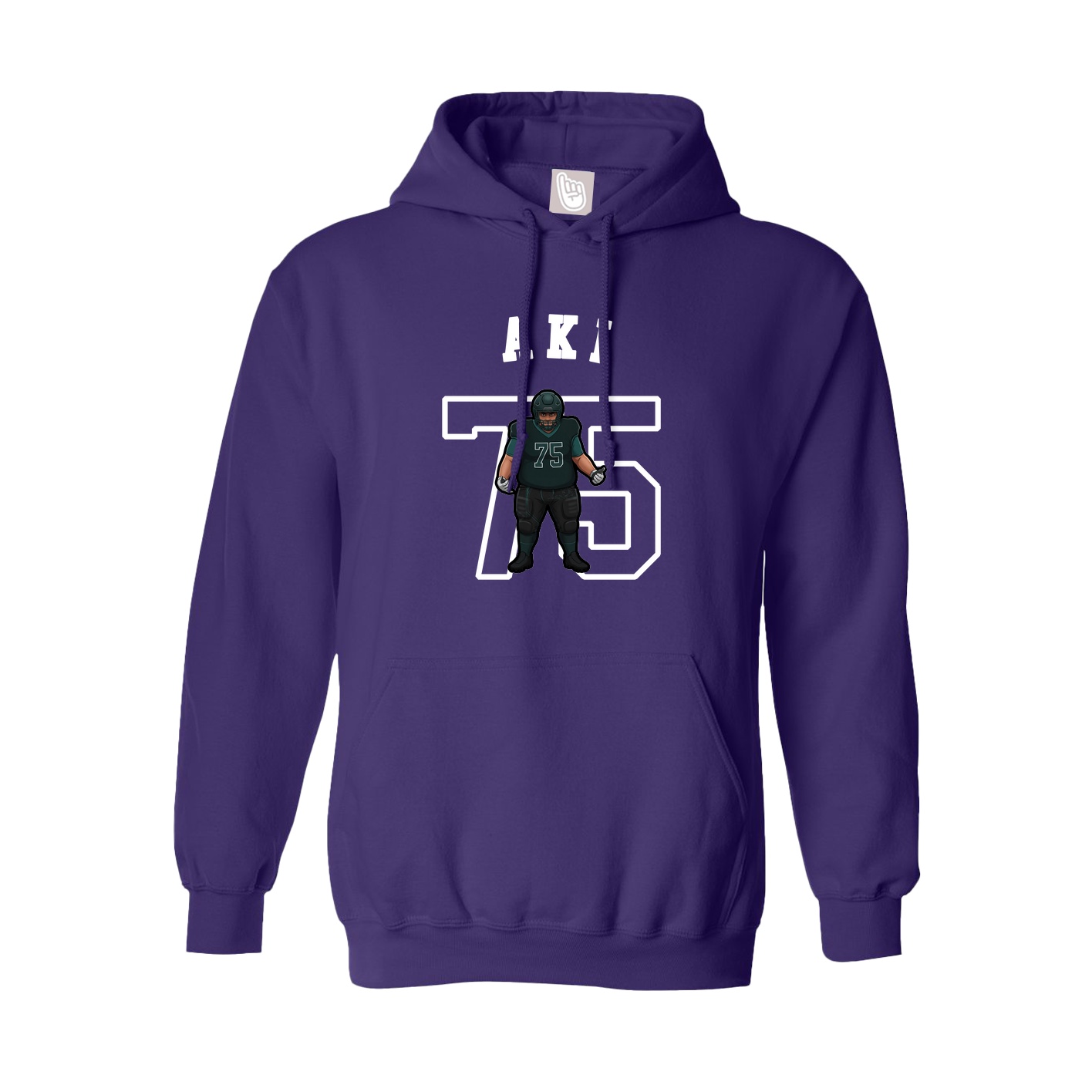 Youth Hoodie — Shirsey Arch in Purple