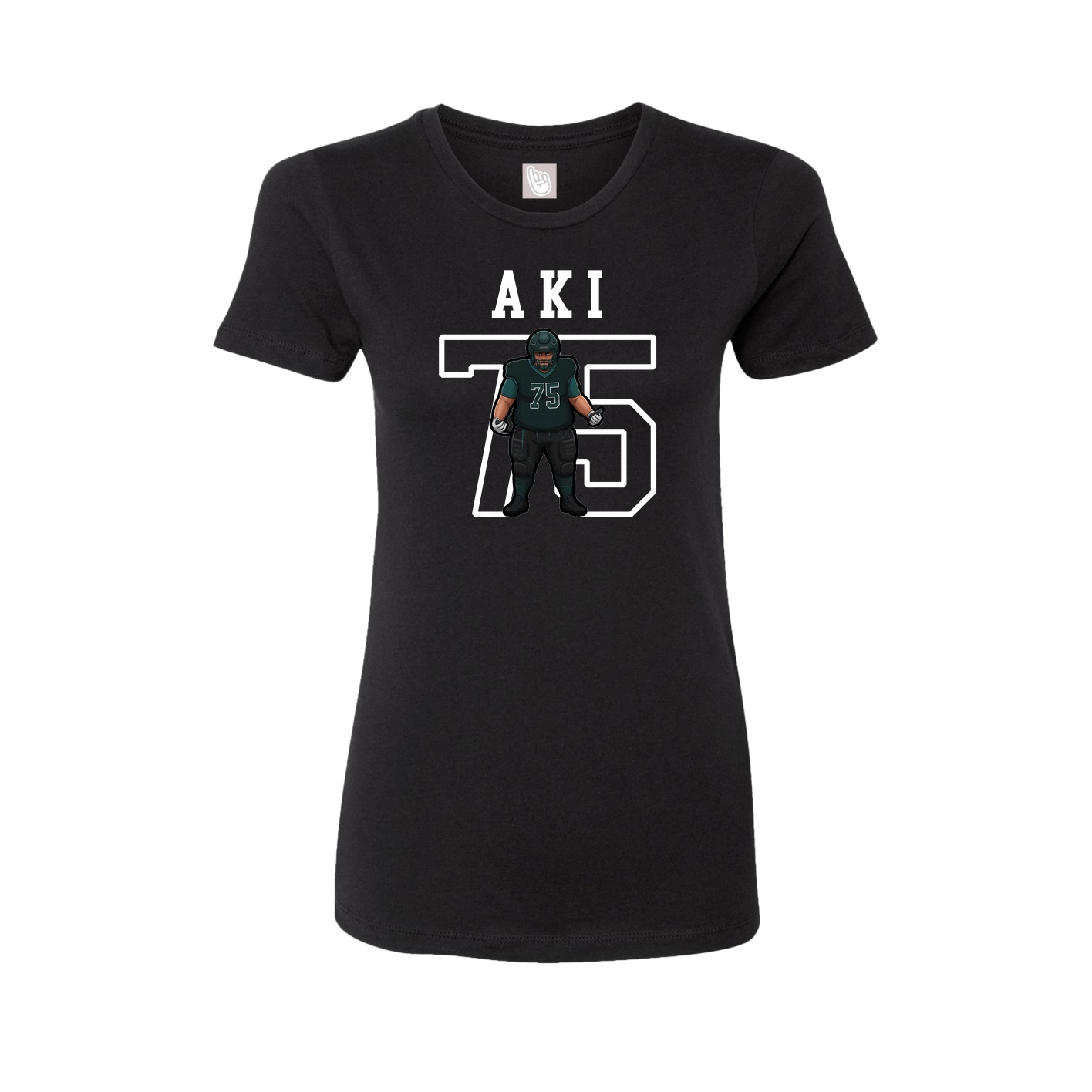 Fitted Women's Tee — Shirsey in Black