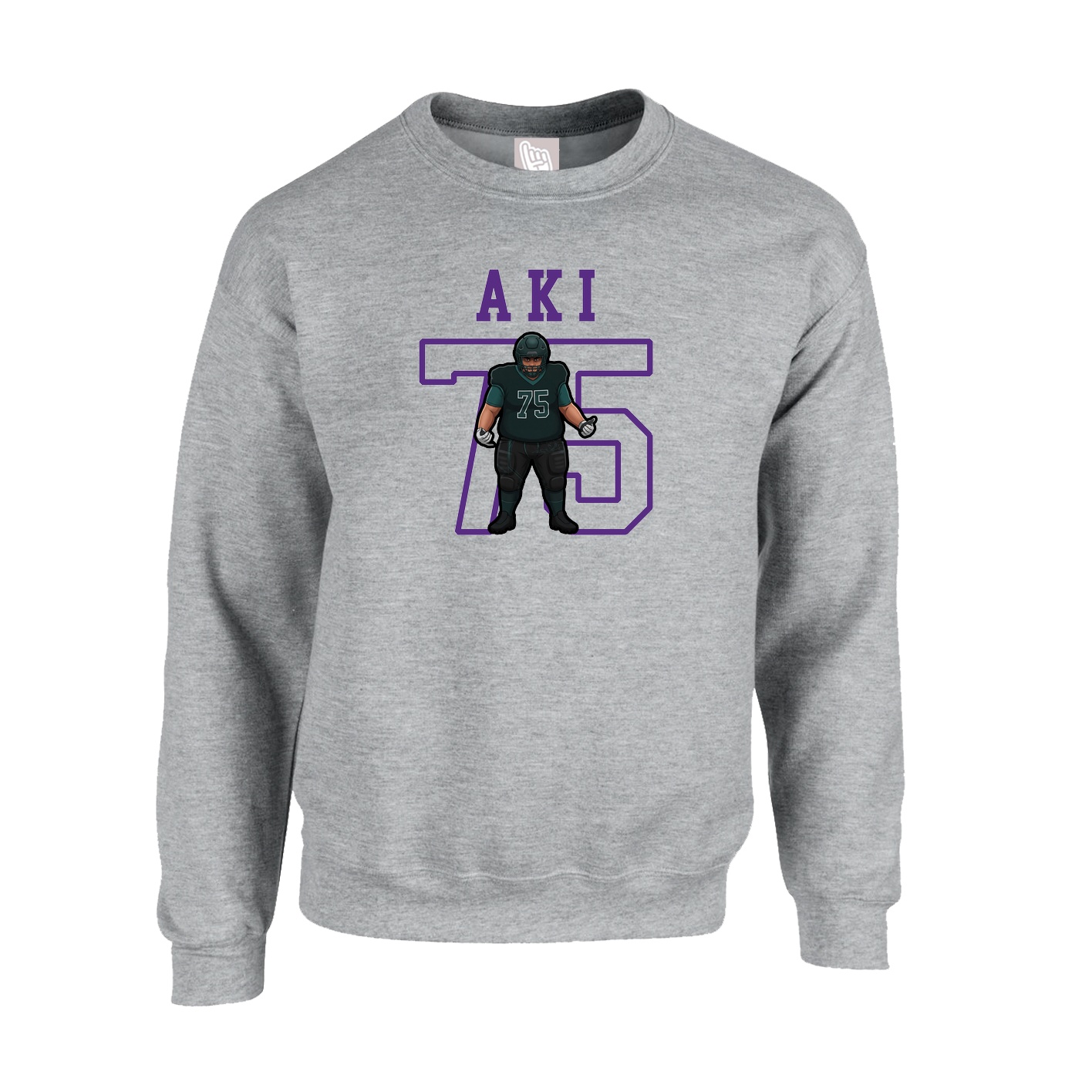 Fleece Crew — Shirsey in Grey