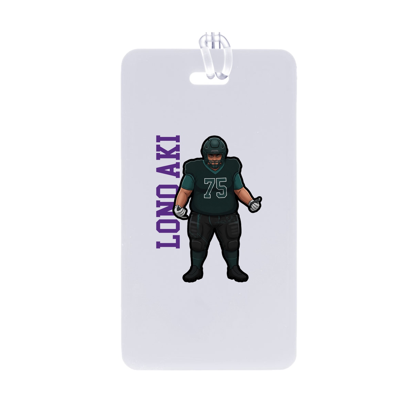 Bag Tag — Name Vertical in Classic