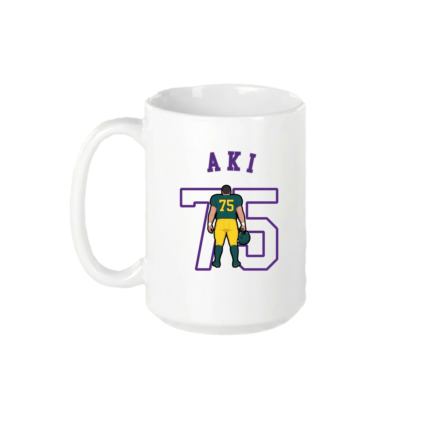 15oz Coffee Mug — Shirsey Arch in White
