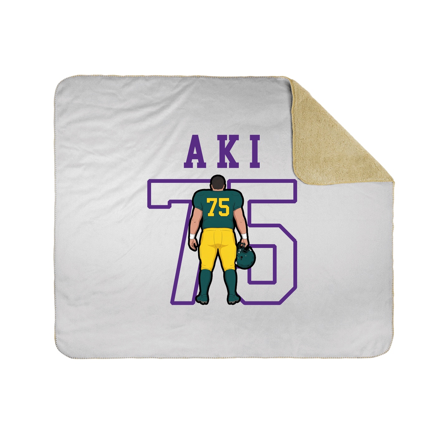Throw Blanket — Shirsey in White