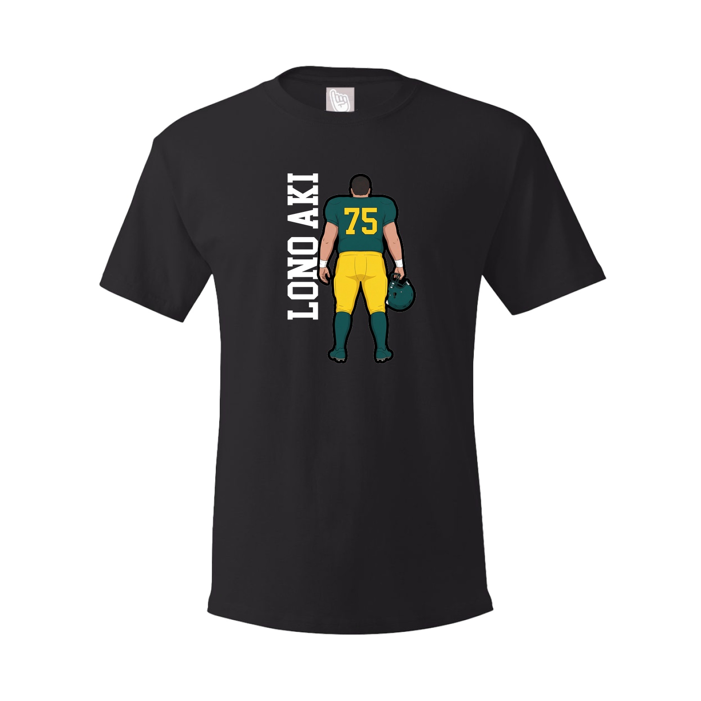 Tee — Name Vertical in Black