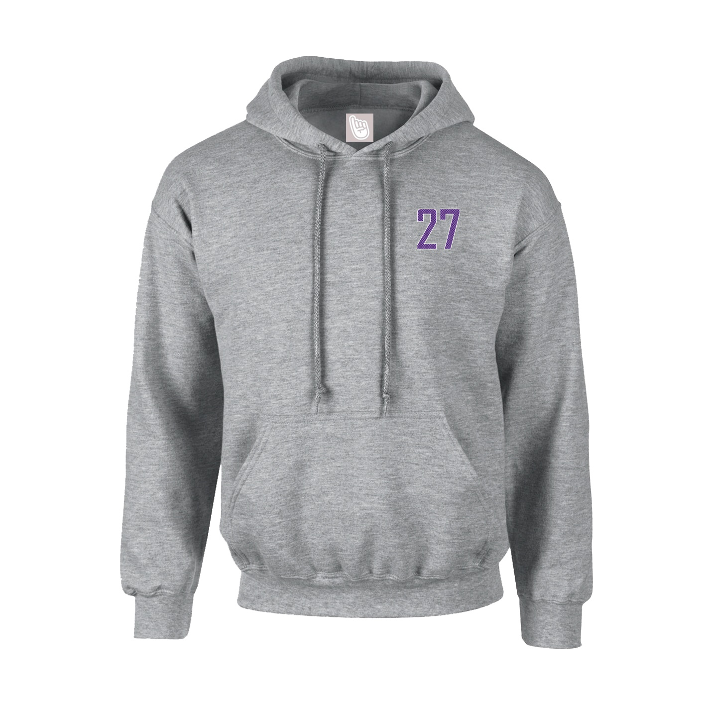 Youth Hoodie — Front Shirsy in Grey