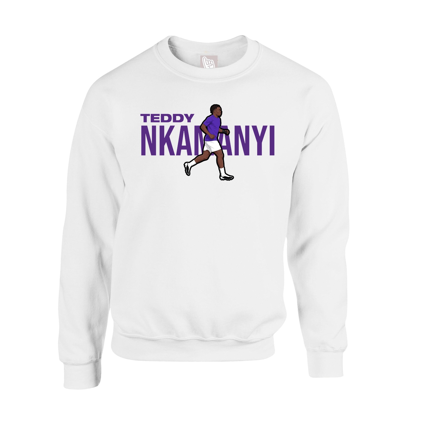 Fleece Crew — Player Name in White