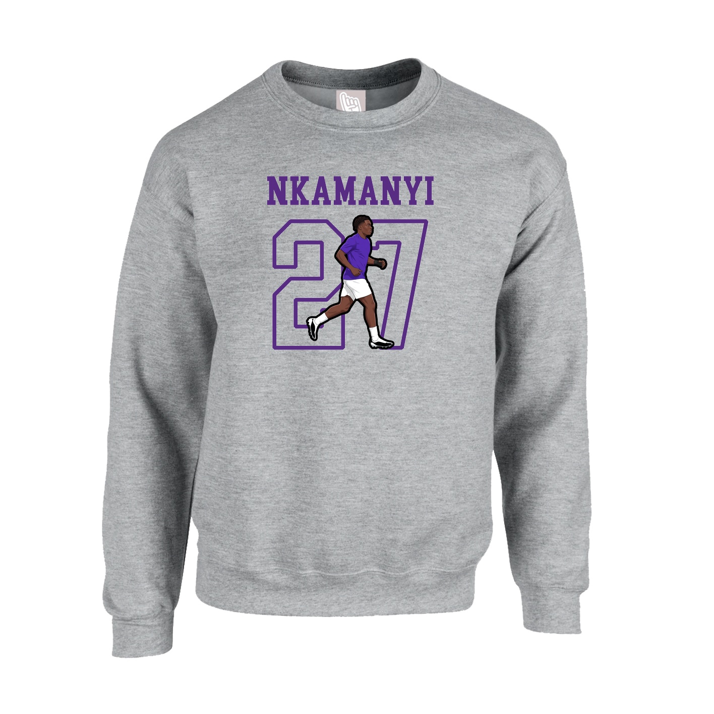 Fleece Crew — Shirsey in Grey