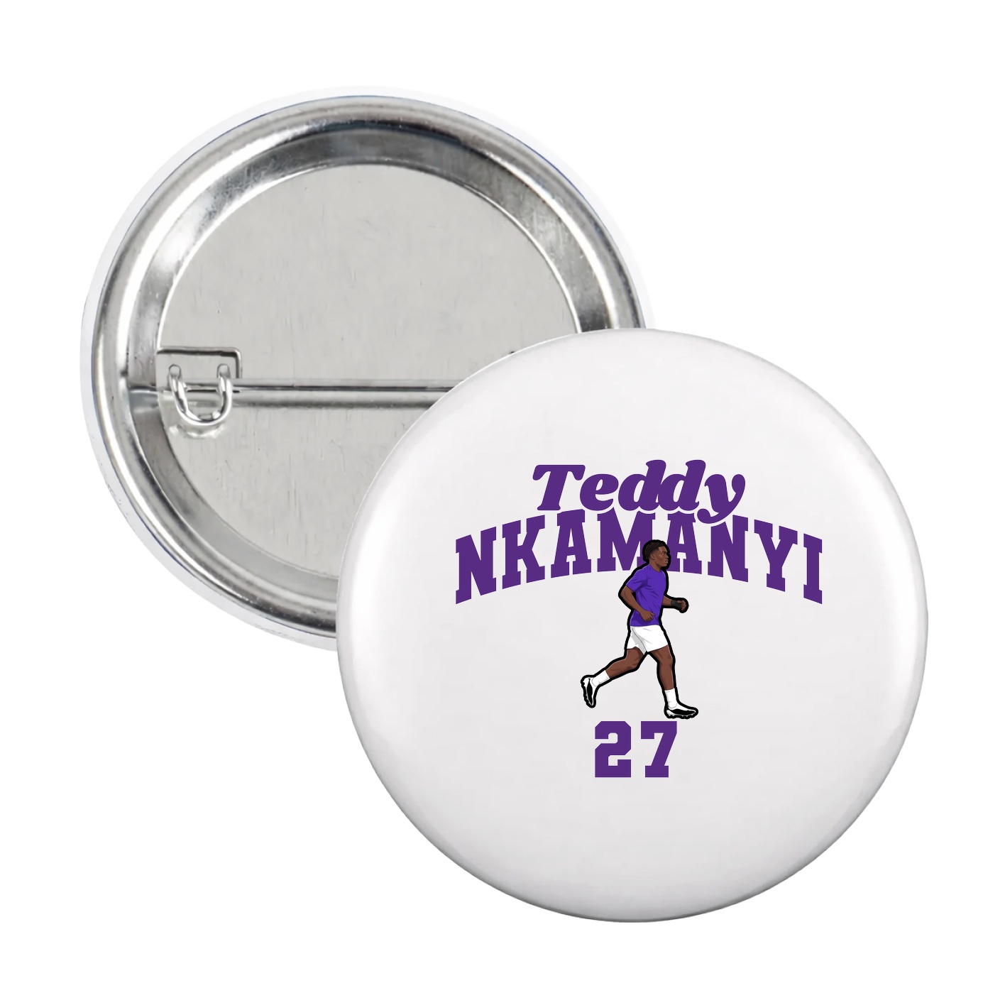 Game Day Button — Signature Arch in White