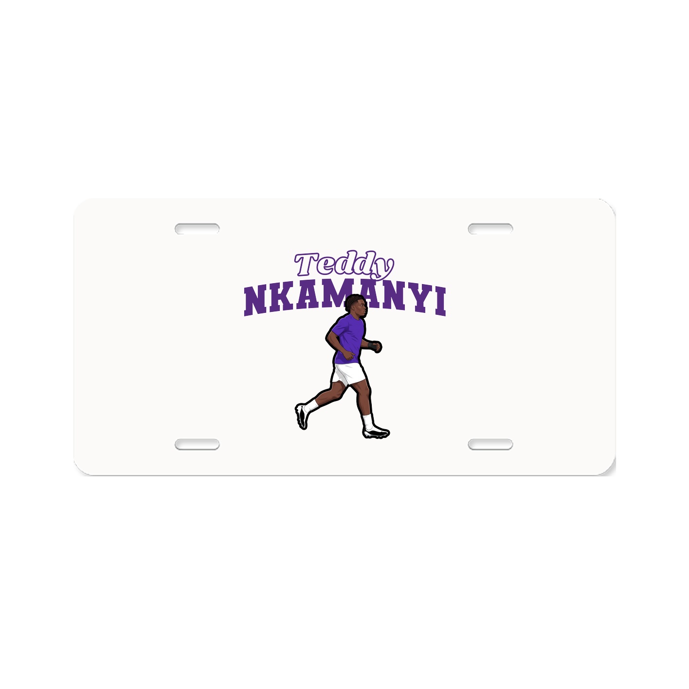 License Plate — Name Arch in Classic