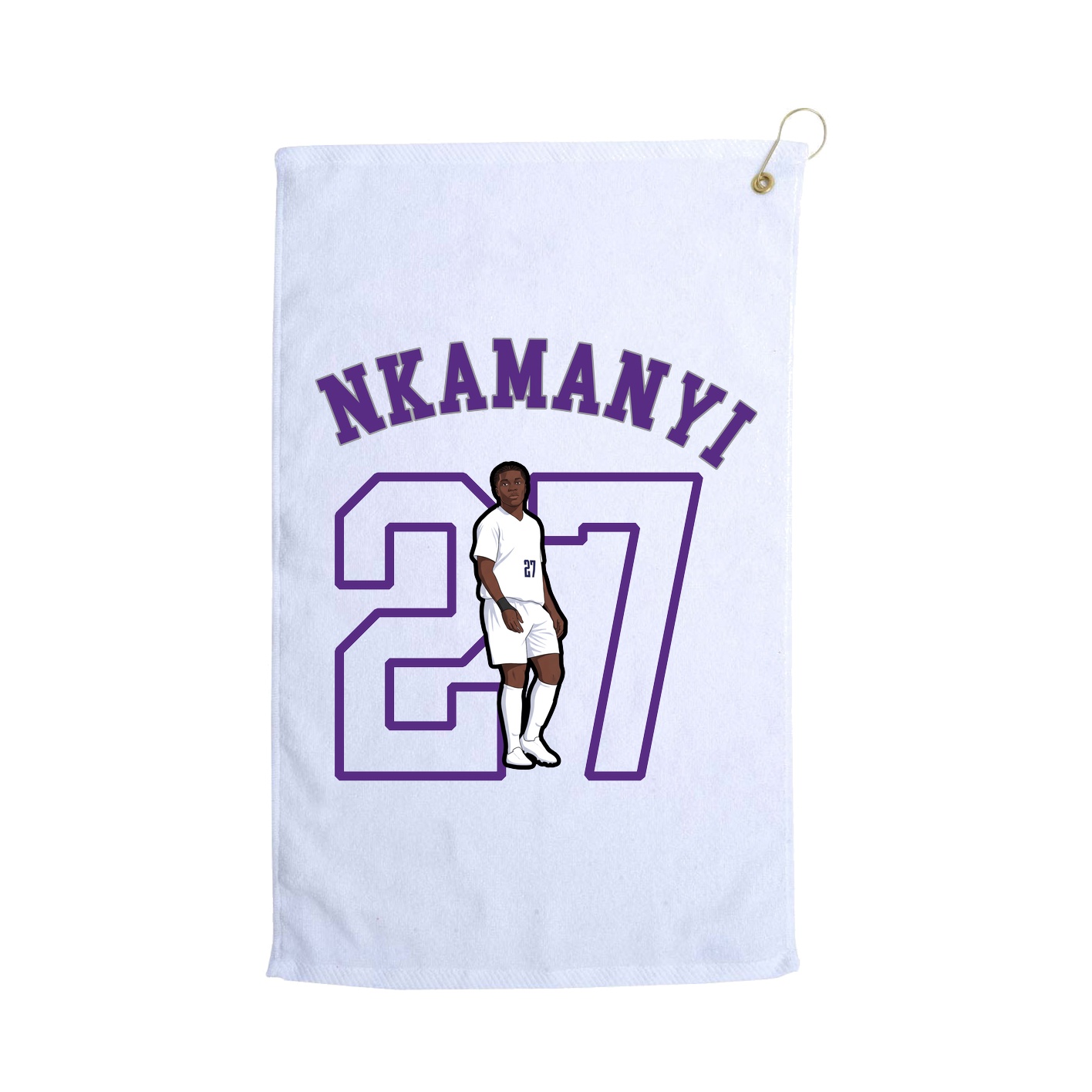 Golf Towel — Shirsey Arch in White