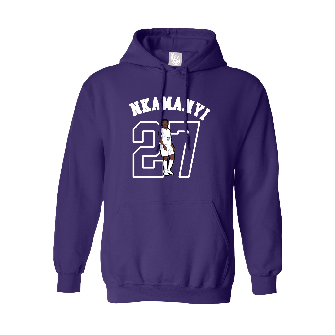 Hoodie — Shirsey Arch in Purple