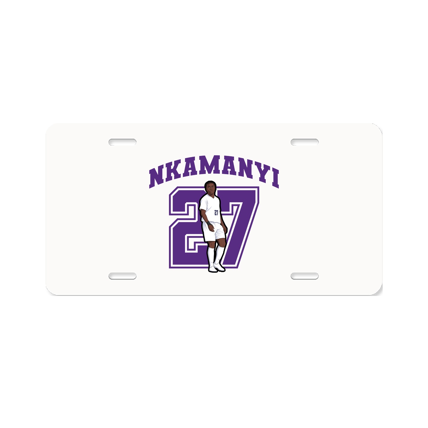License Plate — Number in Classic