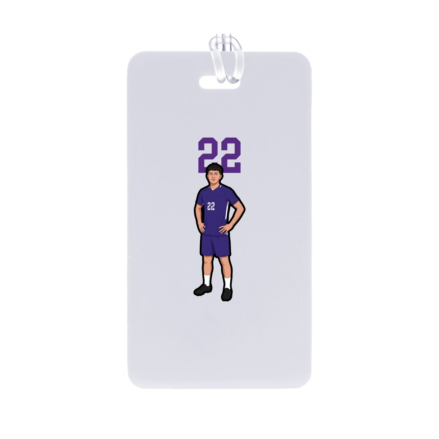 Bag Tag — Number Top in Classic