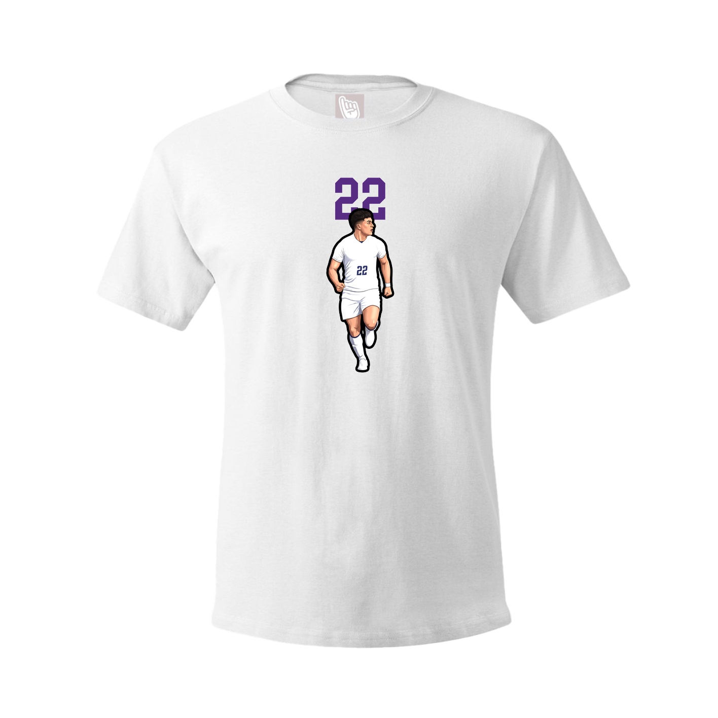 Tee — Number Top in White