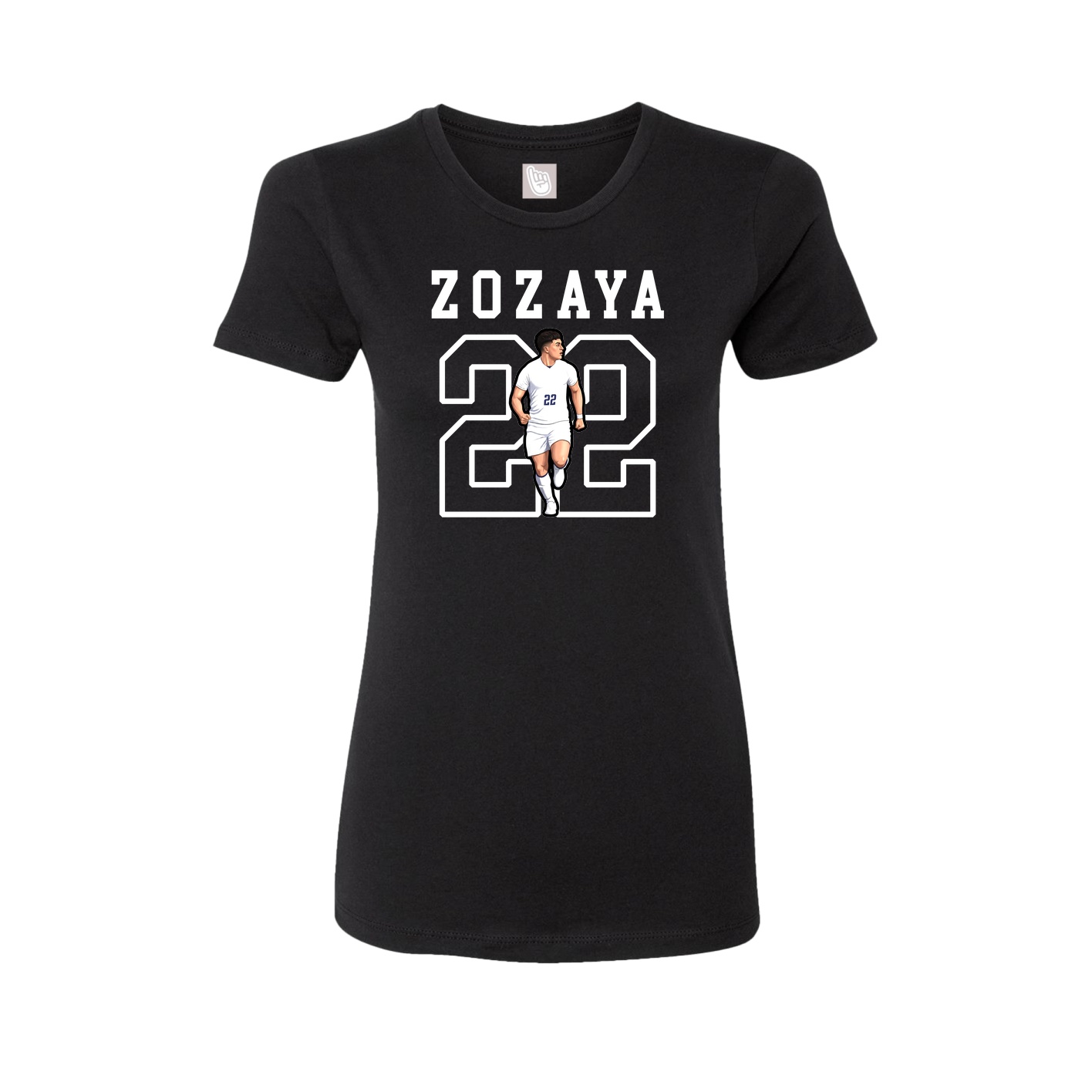 Fitted Women's Tee — Shirsey in Black