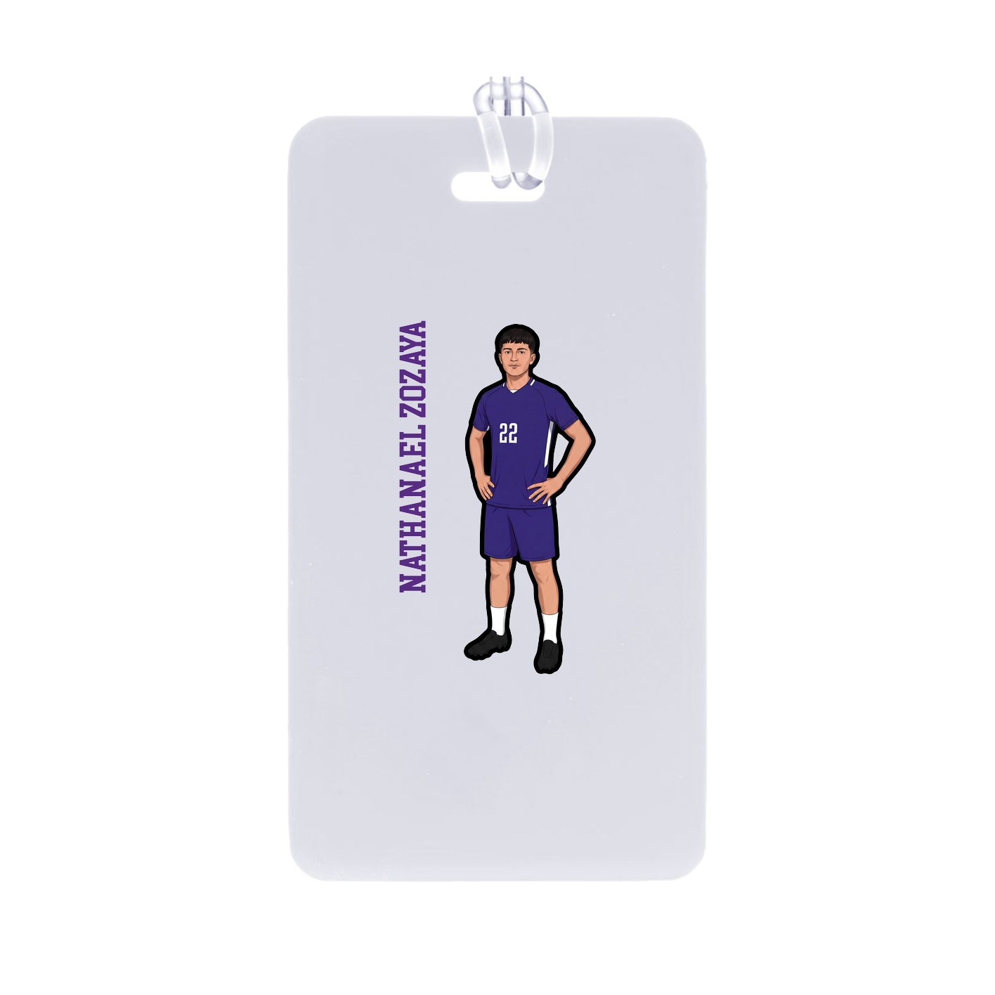 Bag Tag — Name Vertical in Classic
